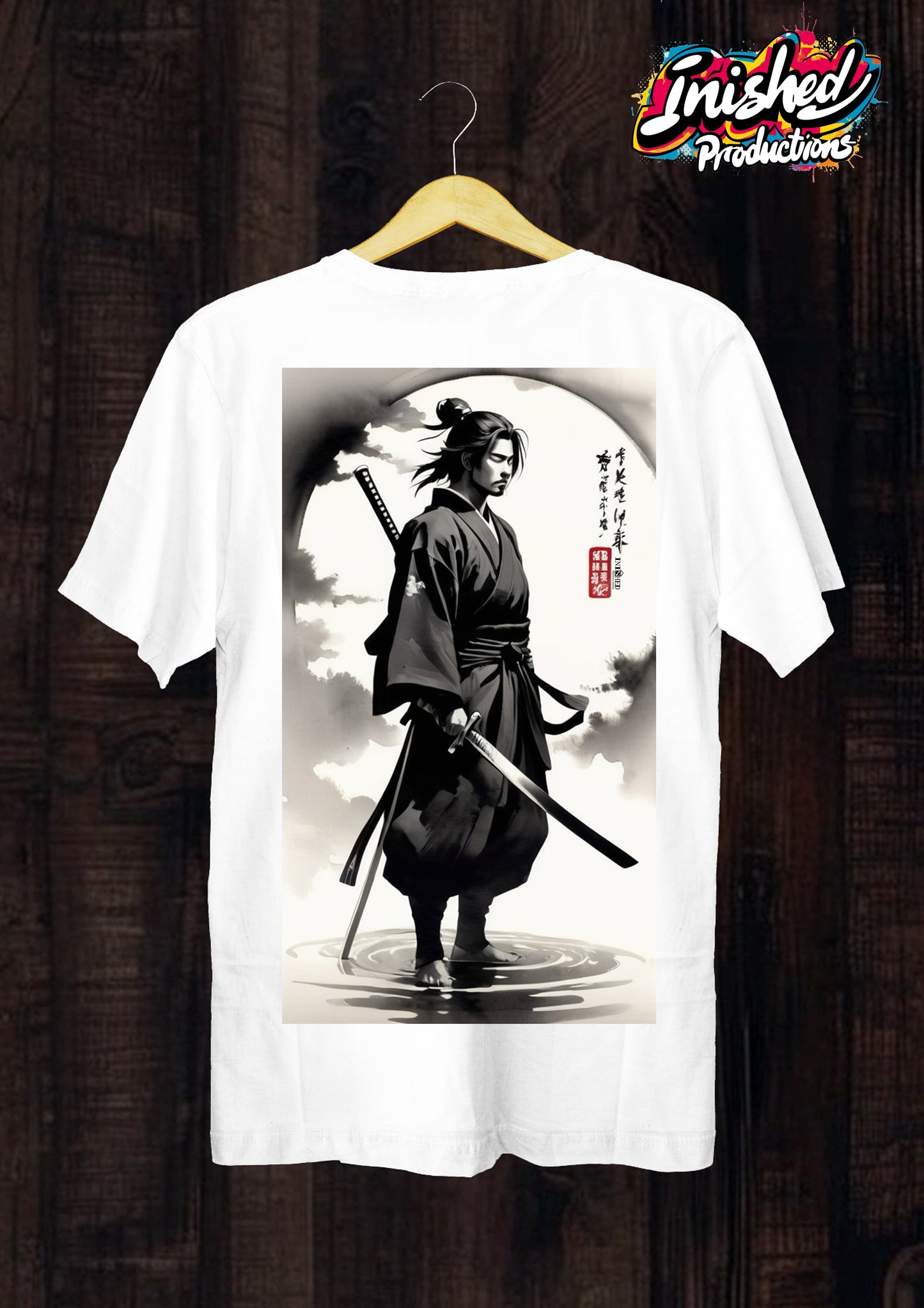 MDG Samurai white Unisex short sleeve t-shirt 106