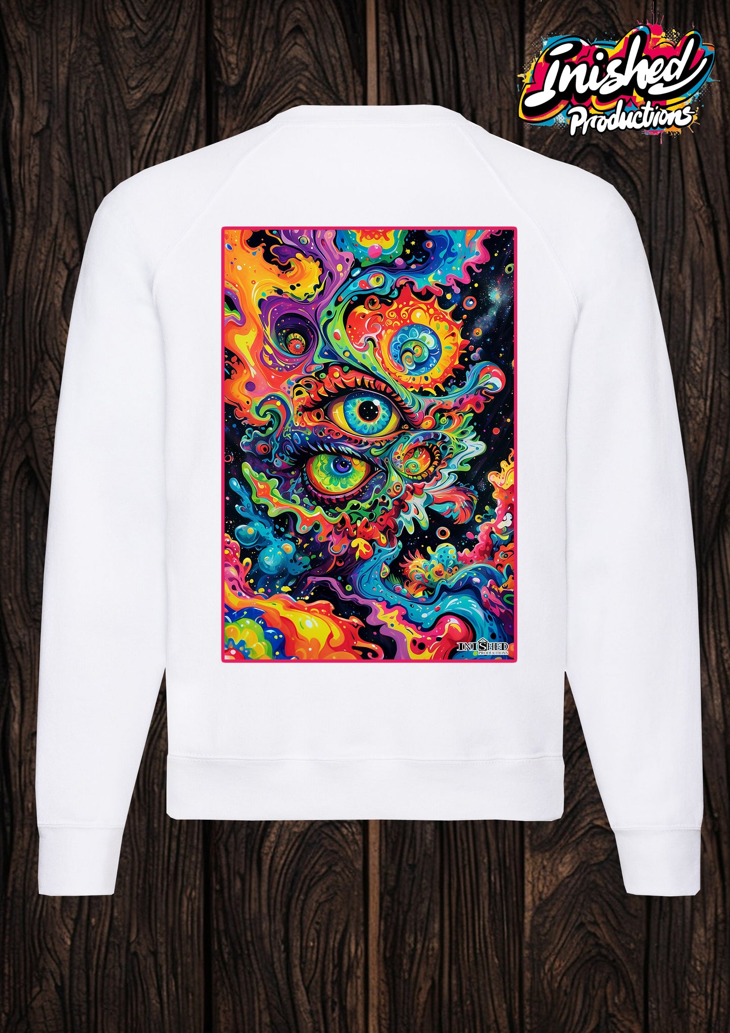 Eye trip Trainer white unisex Classic Sweatshirt 141