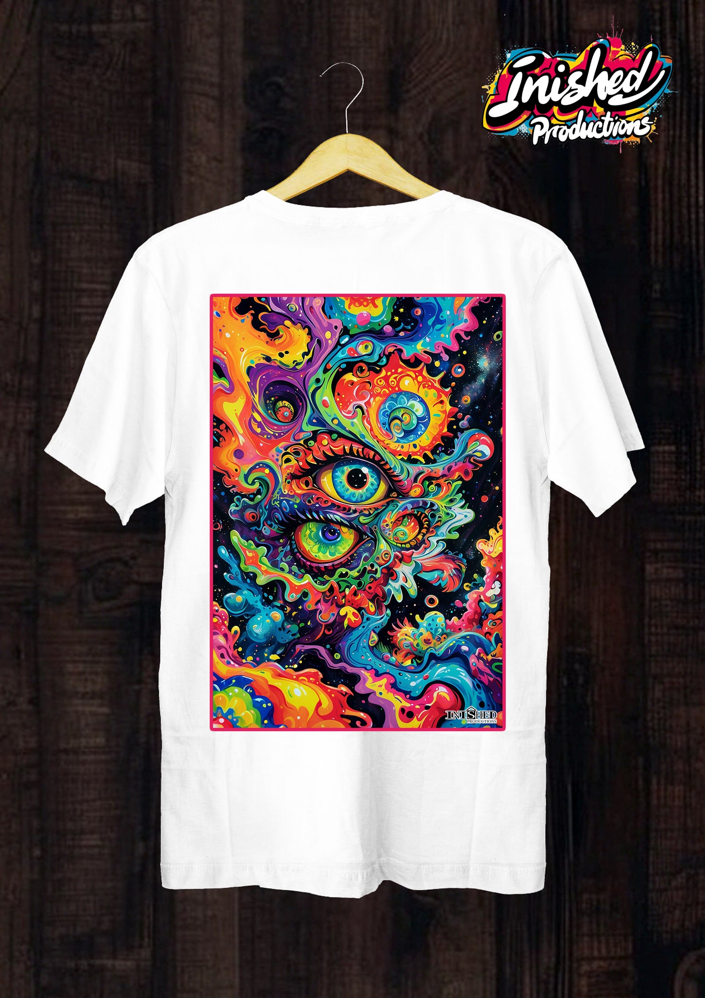 Eye trip Unisex white short sleeve t-shirt 141