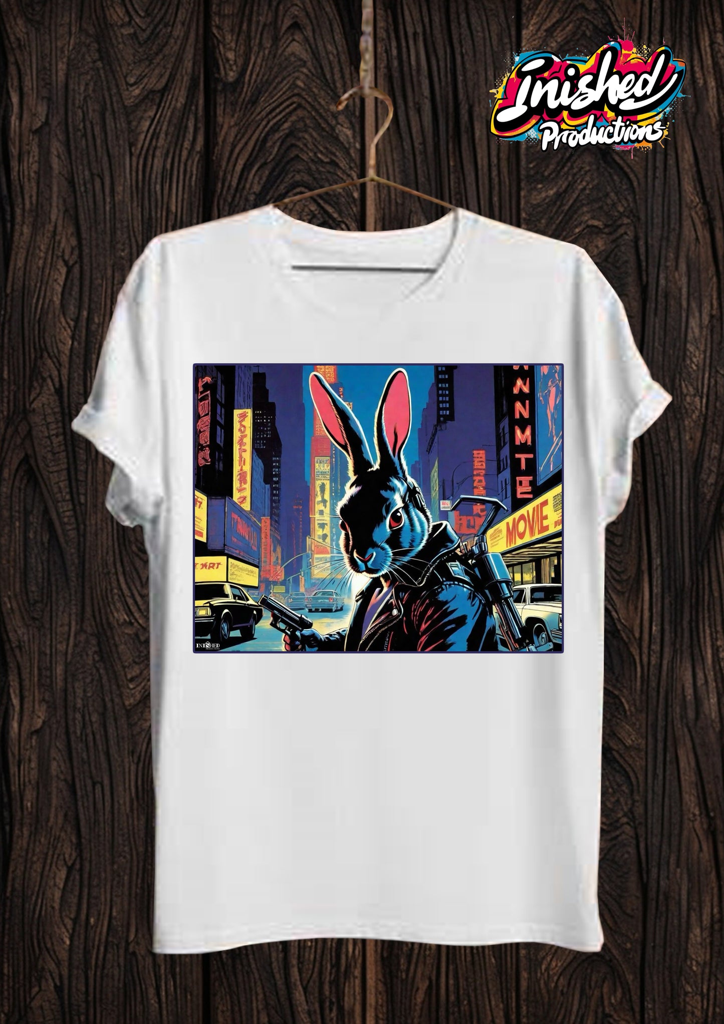 MDG Rabbit cop white Unisex short sleeve t-shirt 102