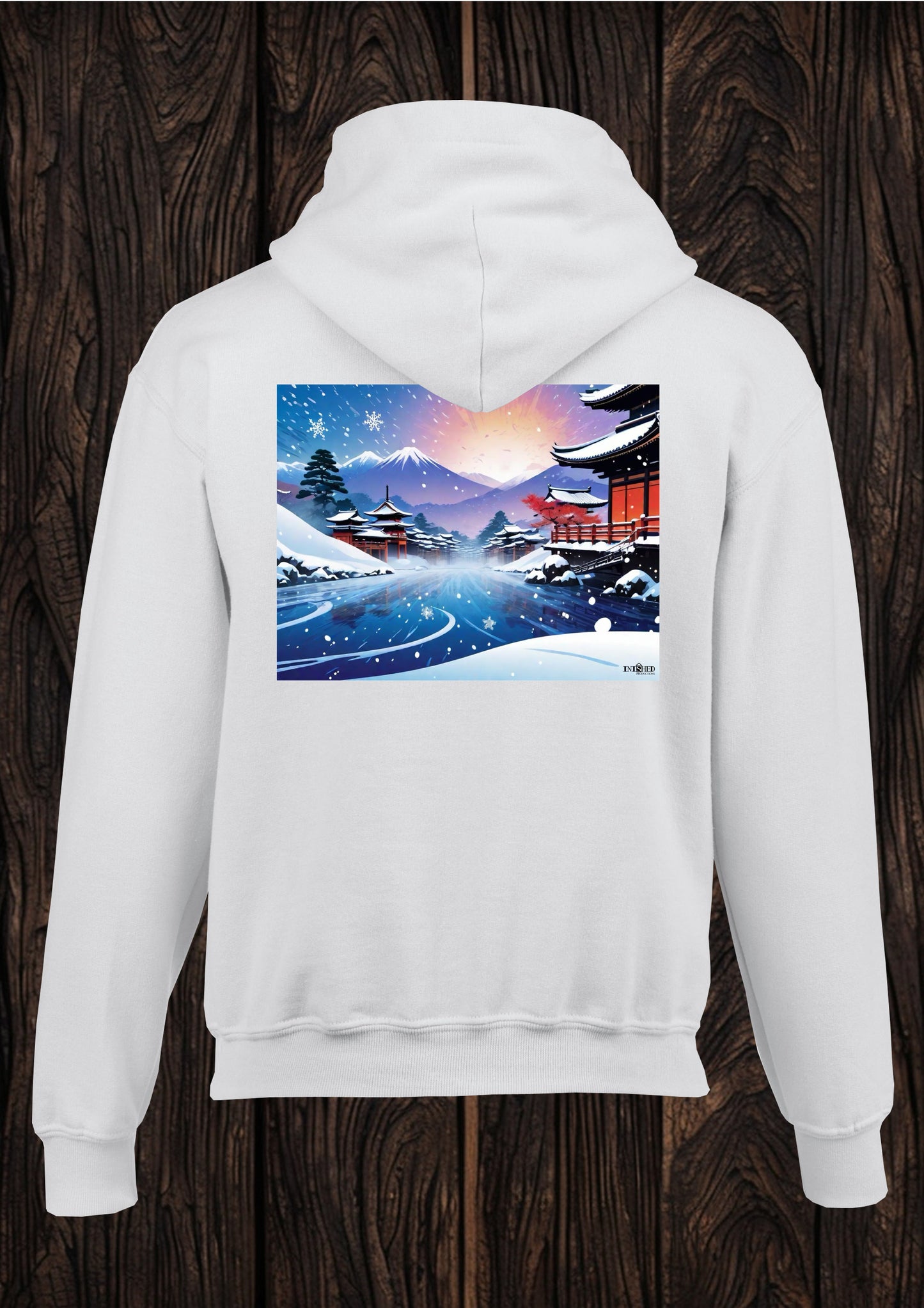 Snow Japan unisex white hooded top 98
