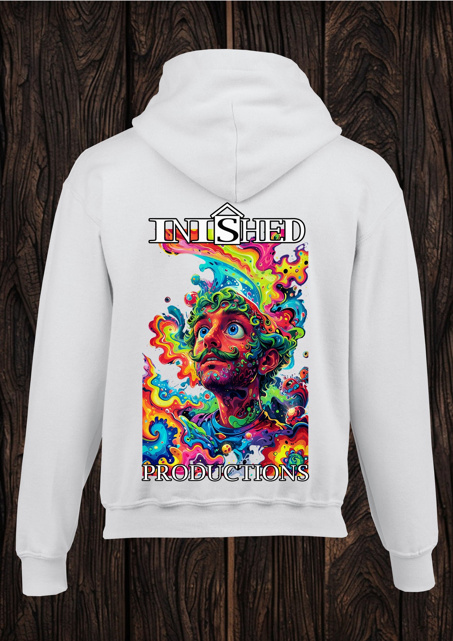 Mario trip unisex white hooded top 137