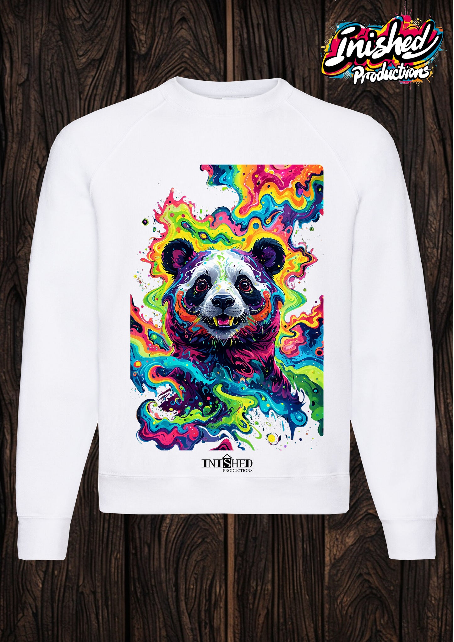 Panda trip Trainer white unisex Classic Sweatshirt 138
