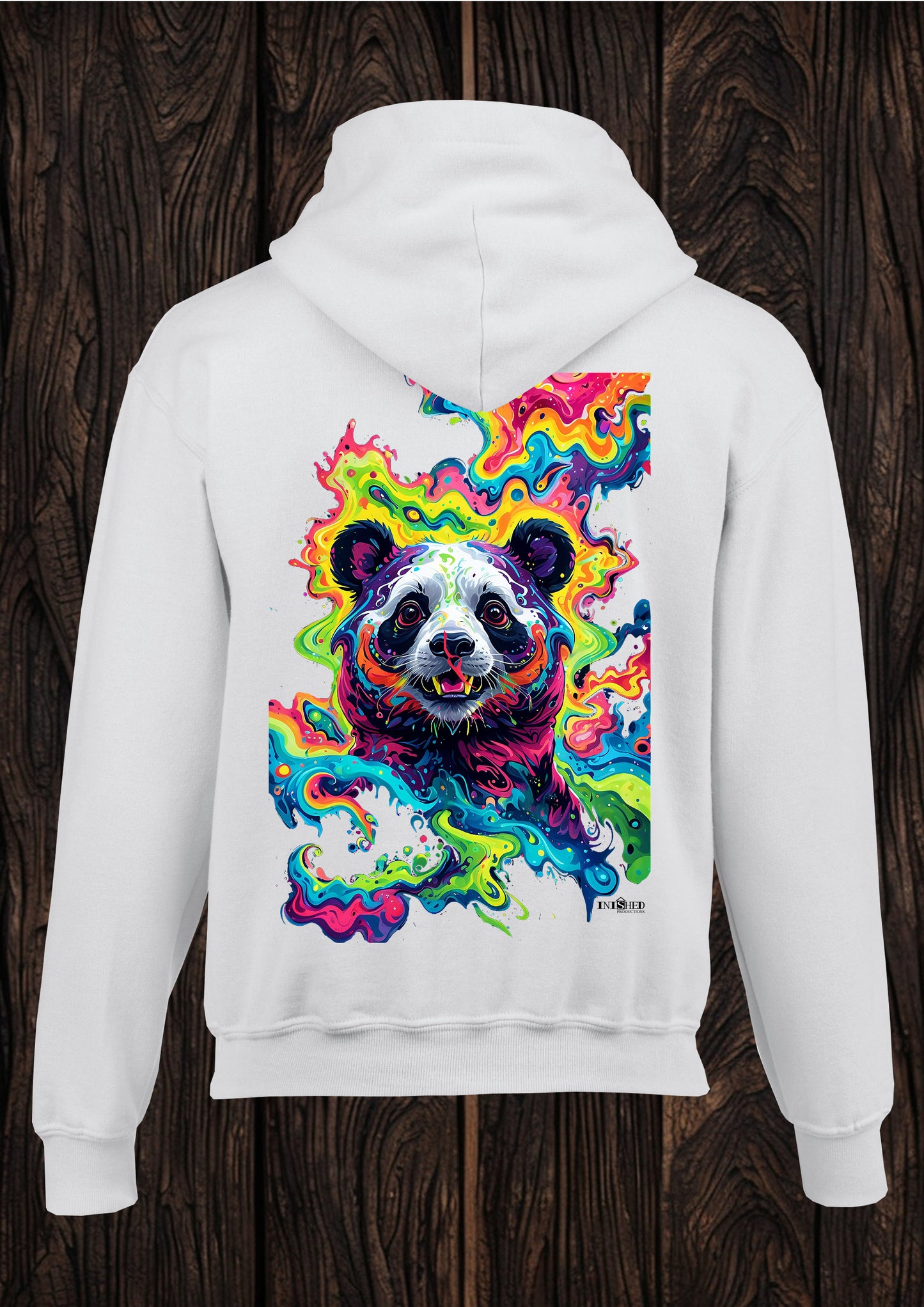 Panda trip unisex white hooded top 139