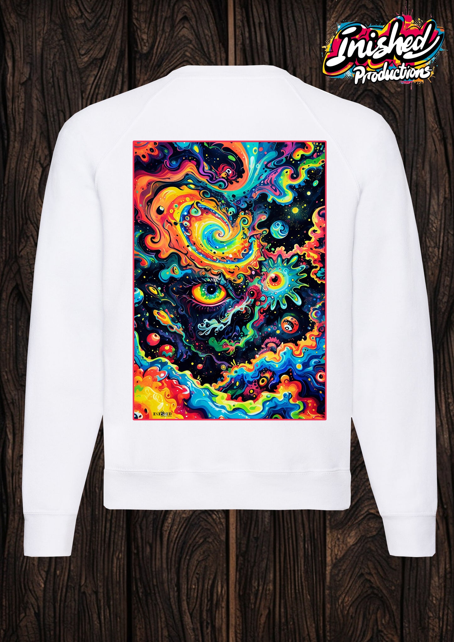 Eye trip Trainer white unisex Classic Sweatshirt 140