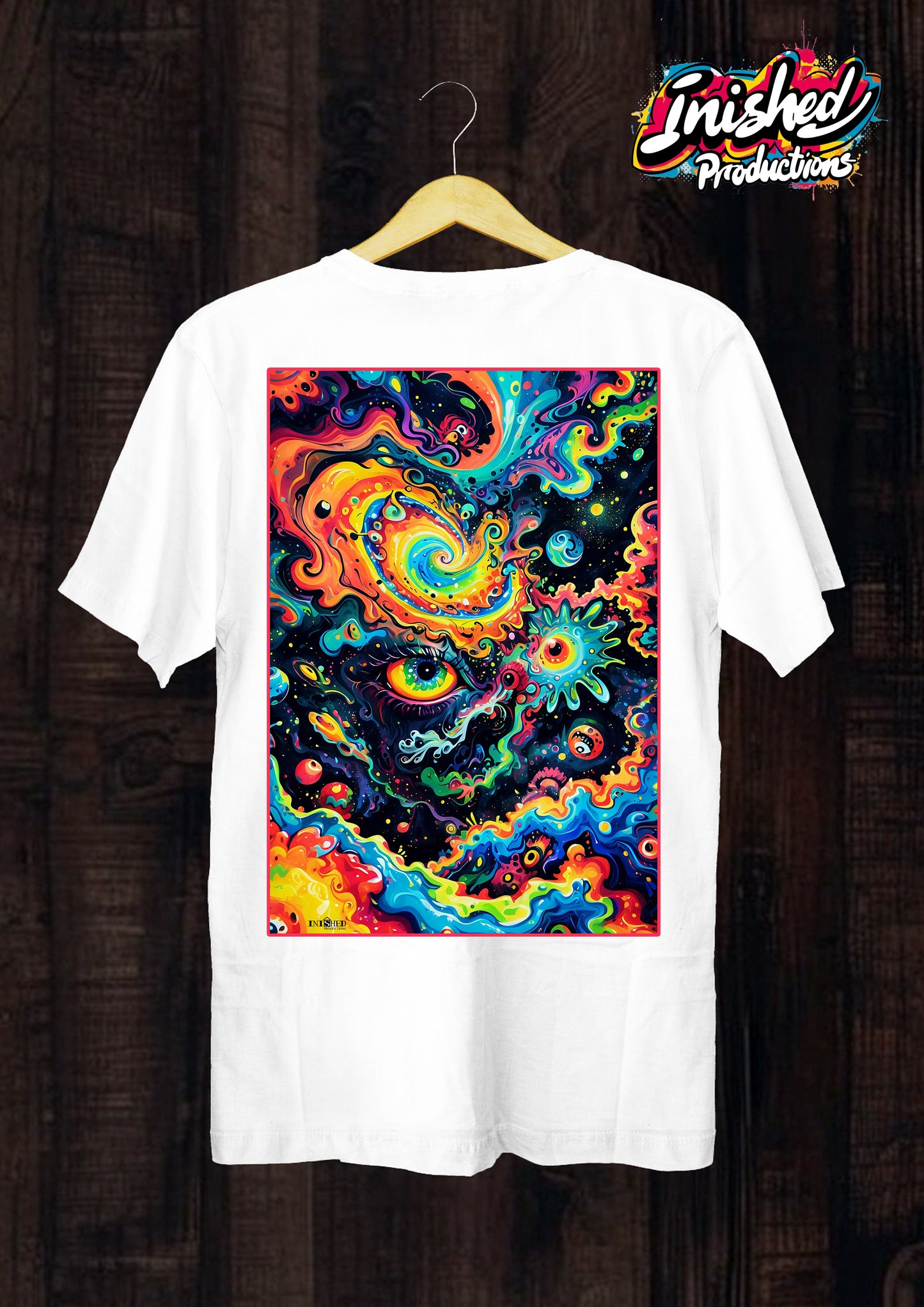 Eye trip Unisex white short sleeve t-shirt 140