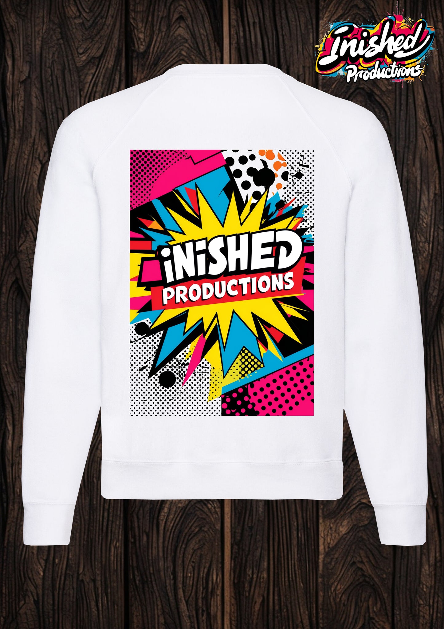 Alternate logo white unisex Classic Sweatshirt 62