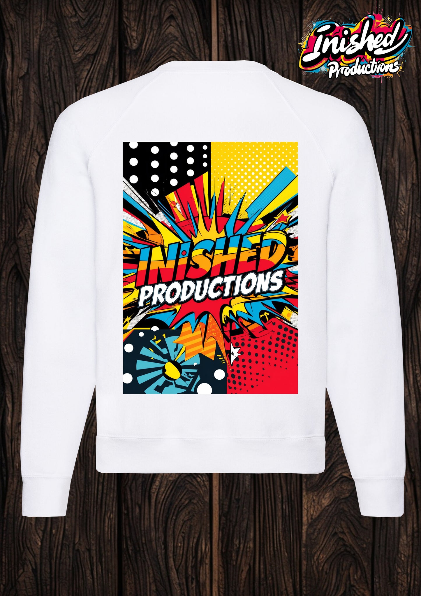 Alternate logo white unisex Classic Sweatshirt 63