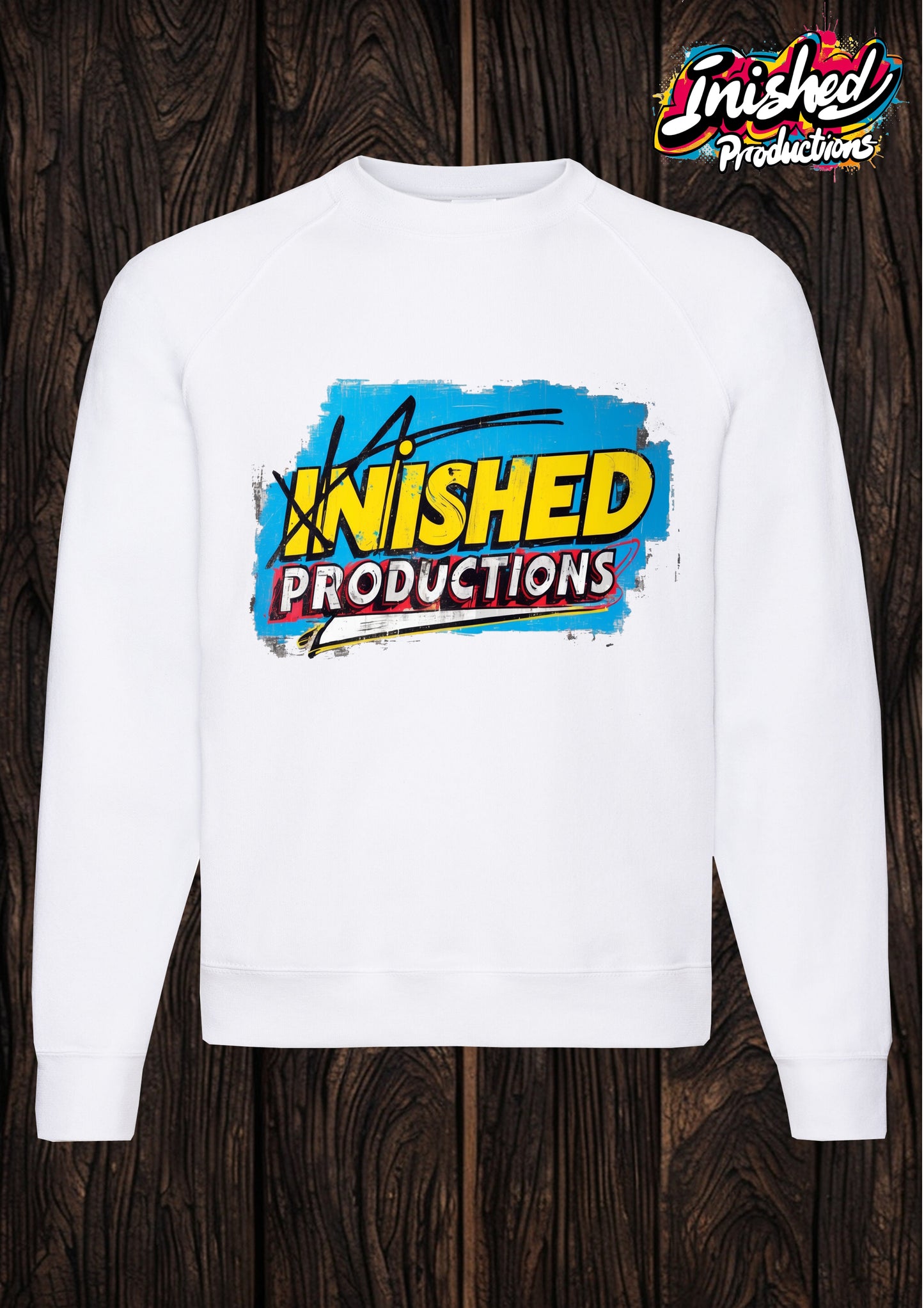 Alternate logo white unisex Classic Sweatshirt 61