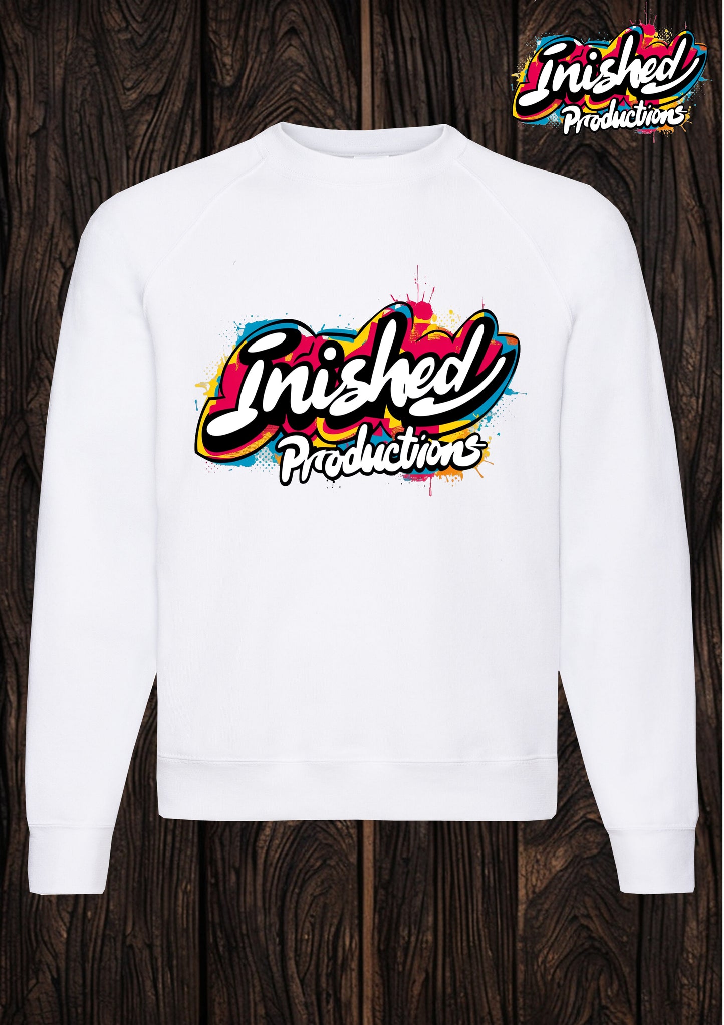 Alternate logo white unisex Classic Sweatshirt 64