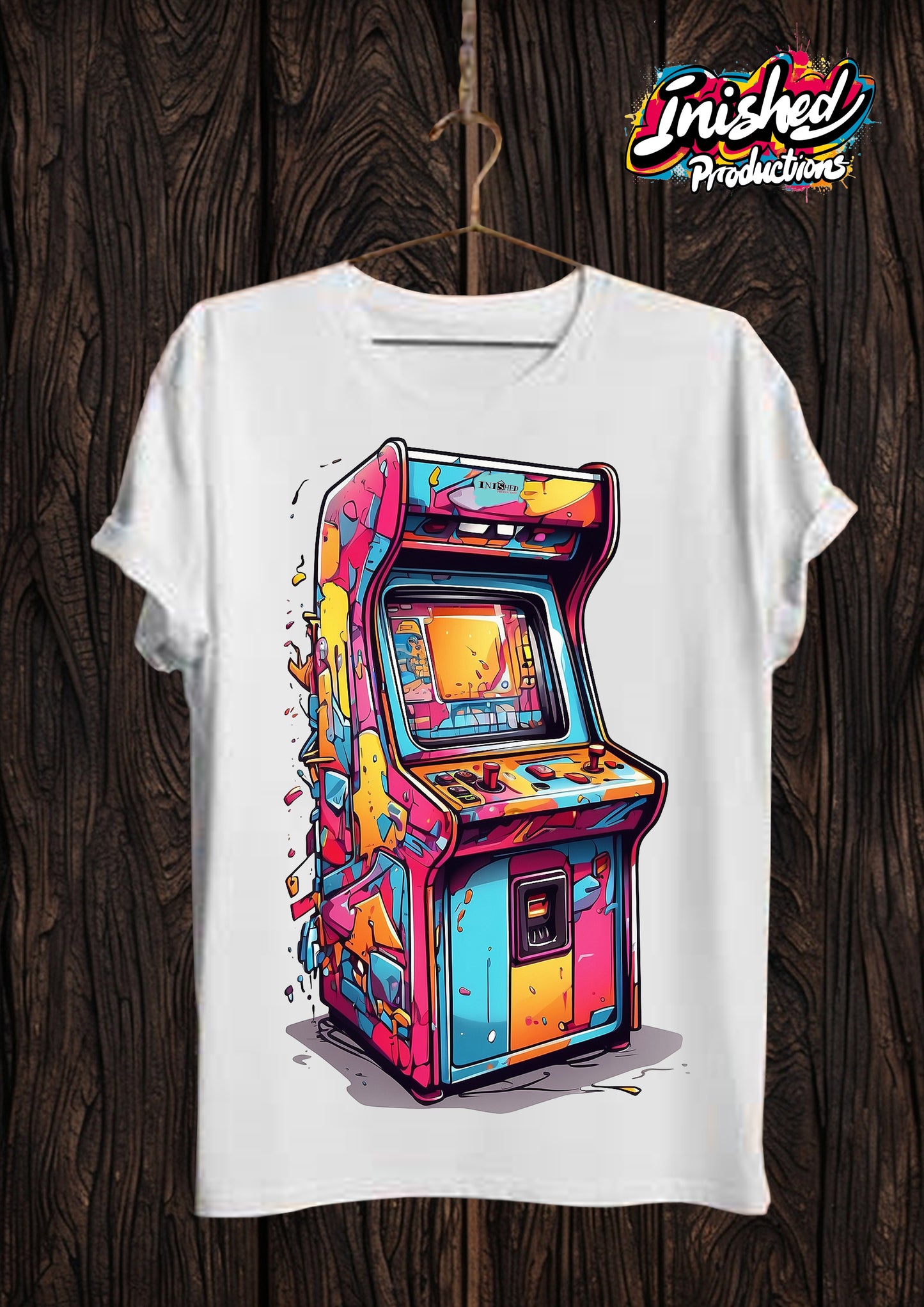 Arcade white Unisex short sleeve t-shirt 40