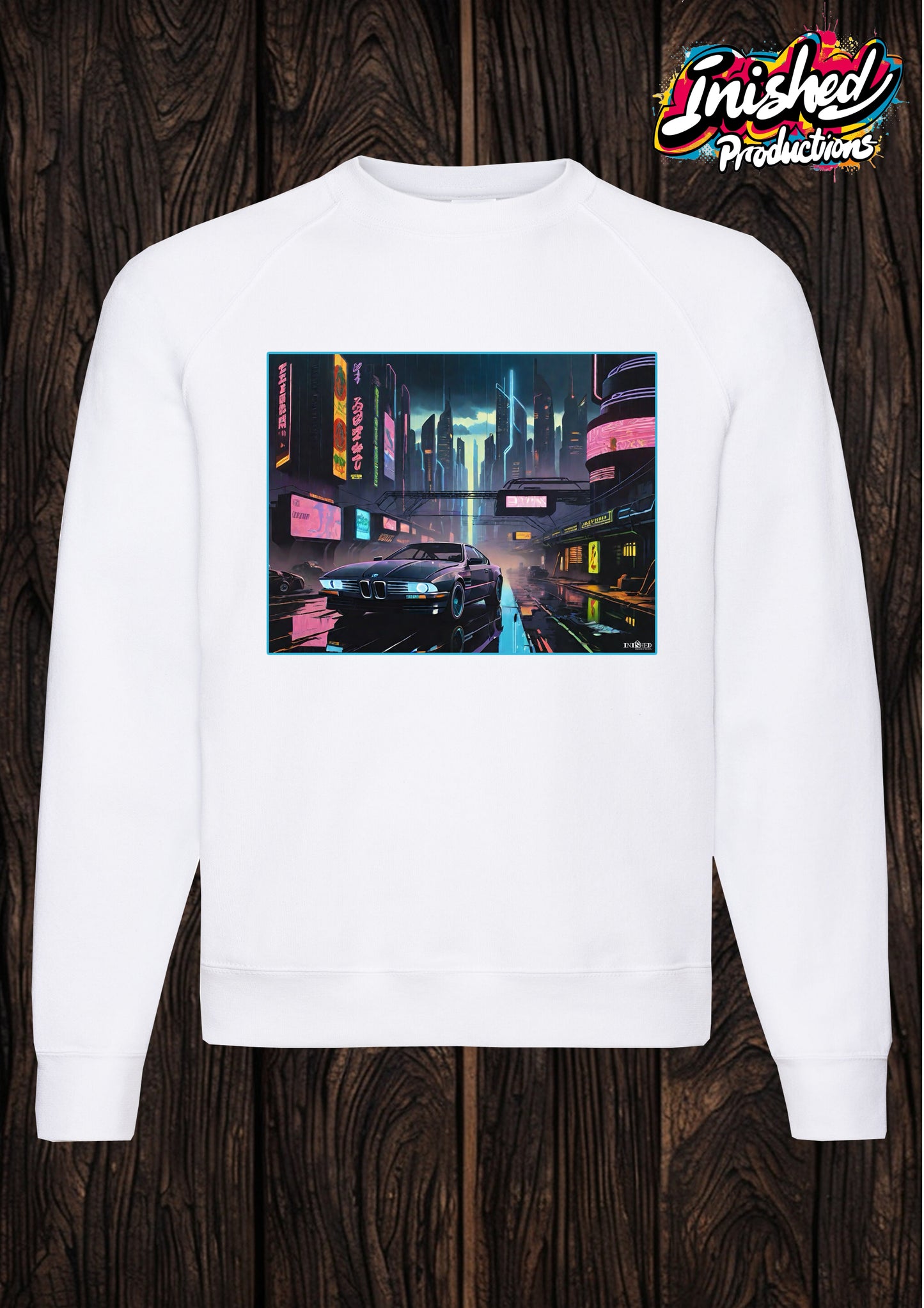 Street racer white unisex Classic Sweatshirt 94