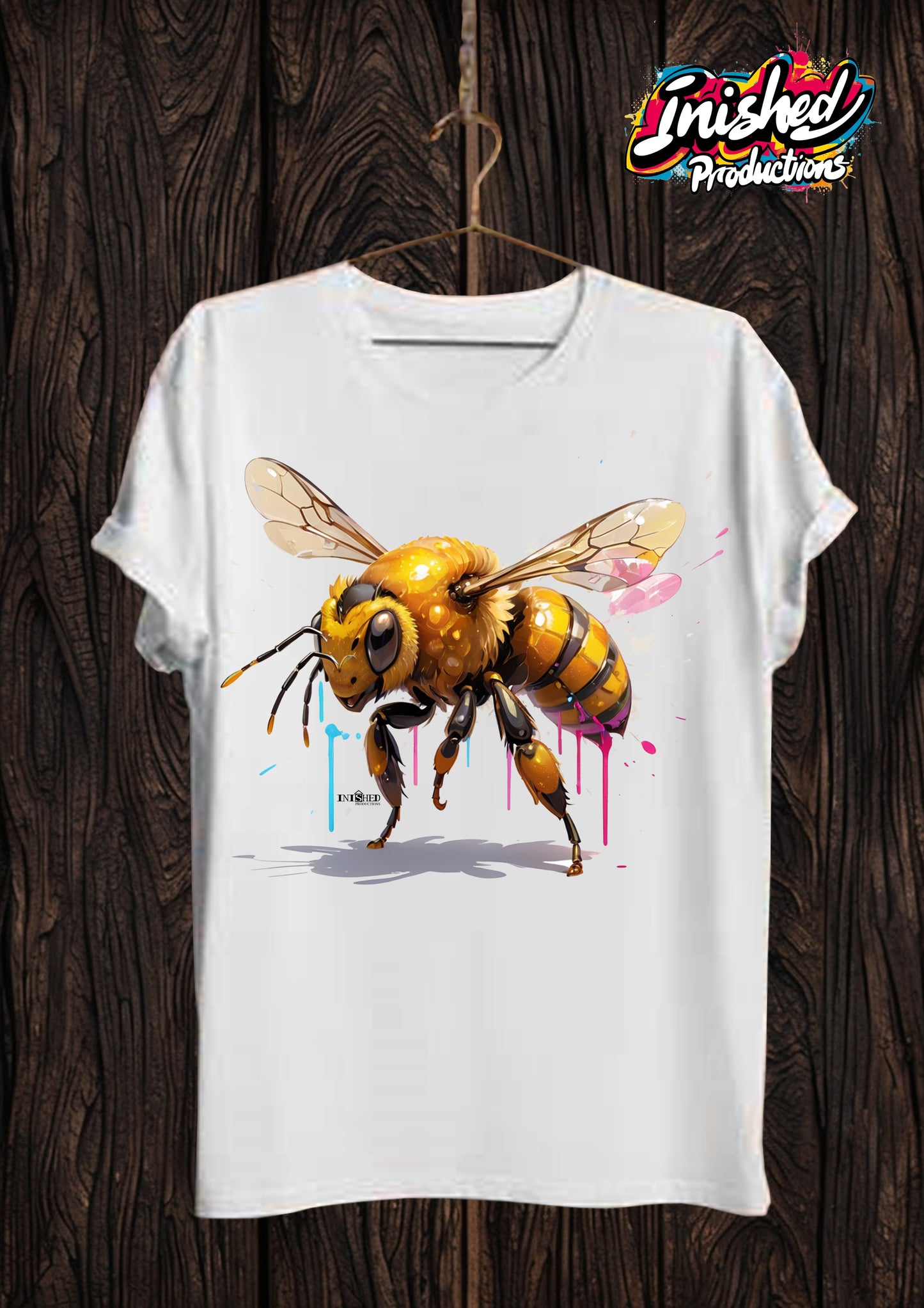 Bee have white Unisex short sleeve t-shirt 10