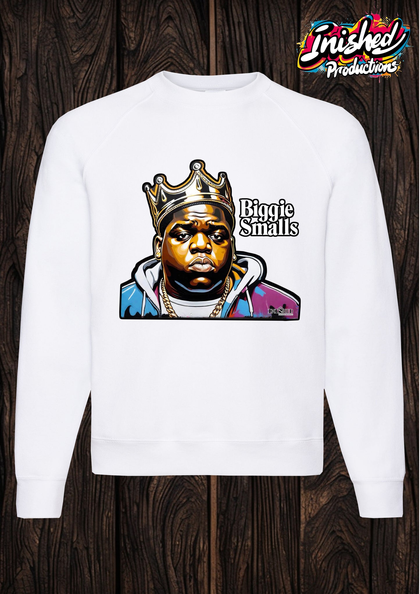 Biggie Smalls white unisex Classic Sweatshirt 89