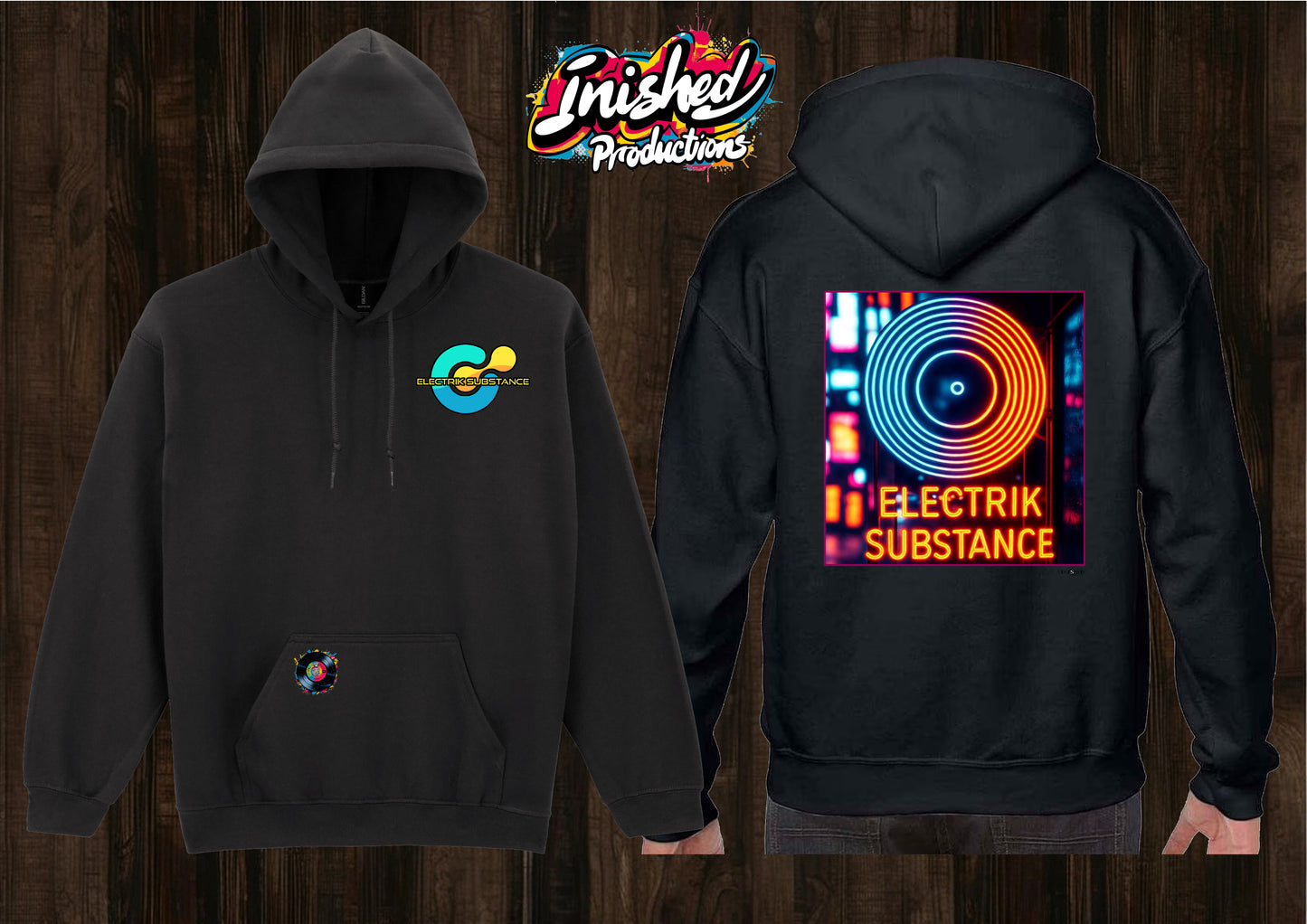 Electrik Substance Style 11 unisex hooded top