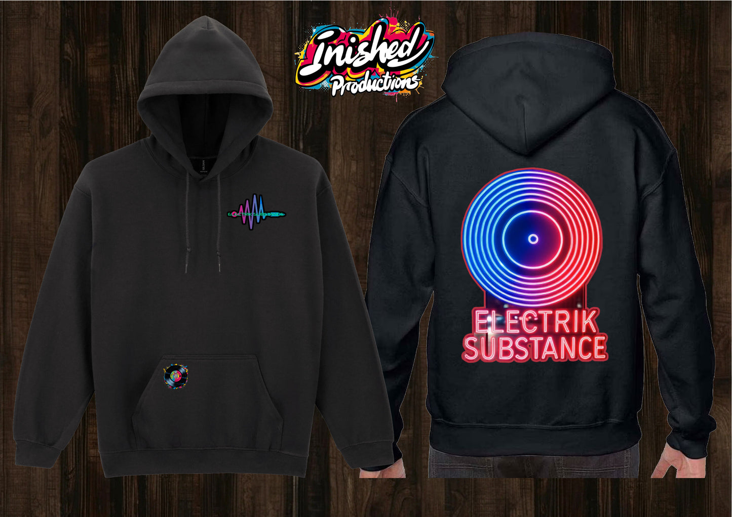 Electrik Substance Style 2 unisex hooded top