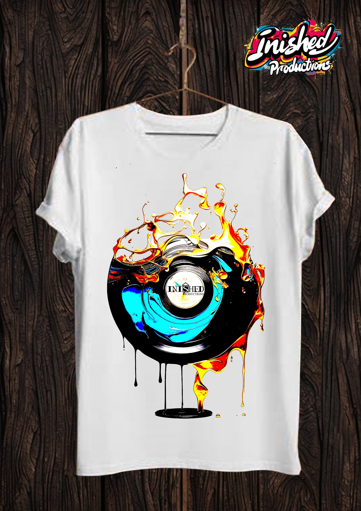 Dali Record white Unisex short sleeve t-shirt 27
