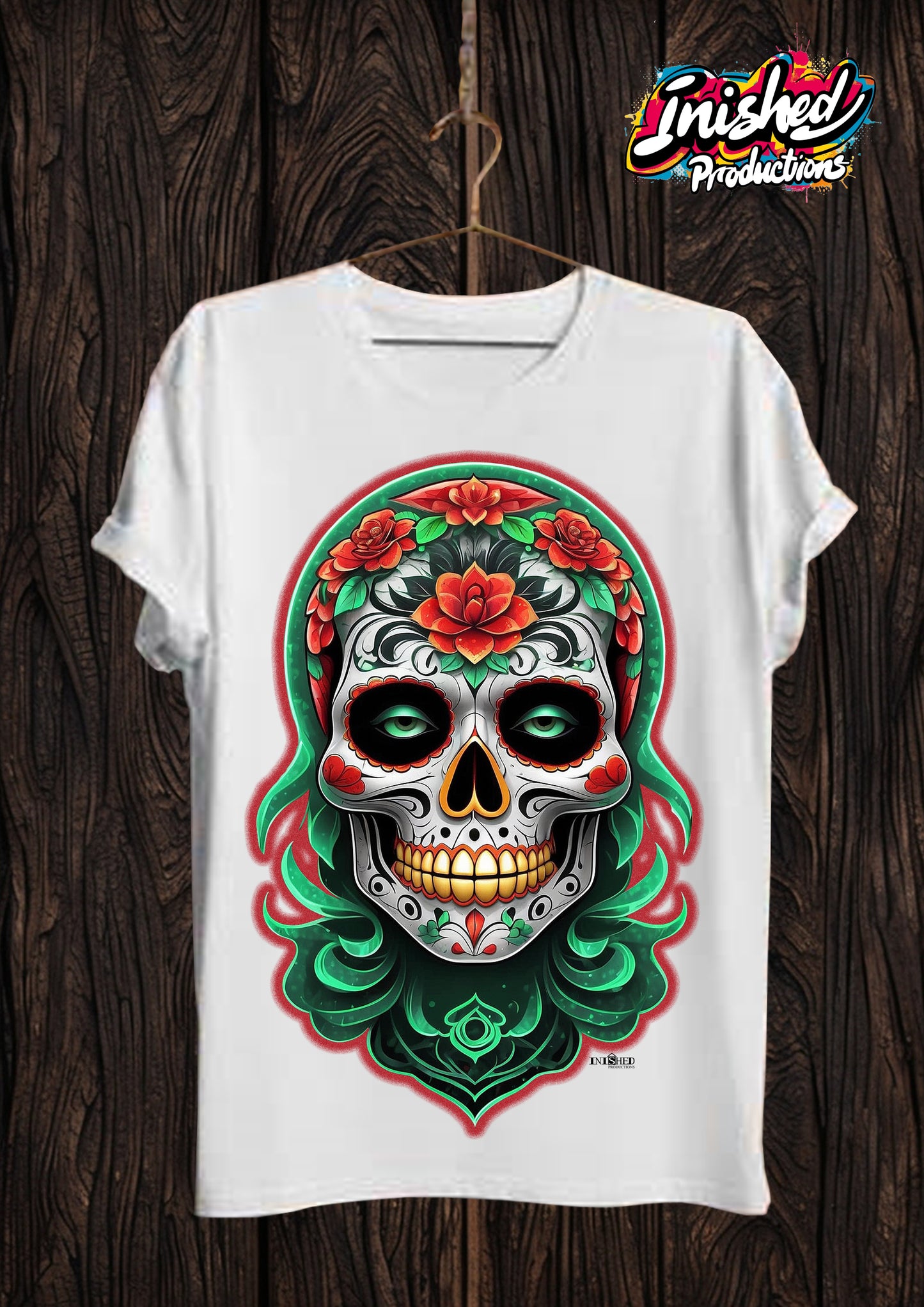 Day of the dead white Unisex short sleeve t-shirt 19