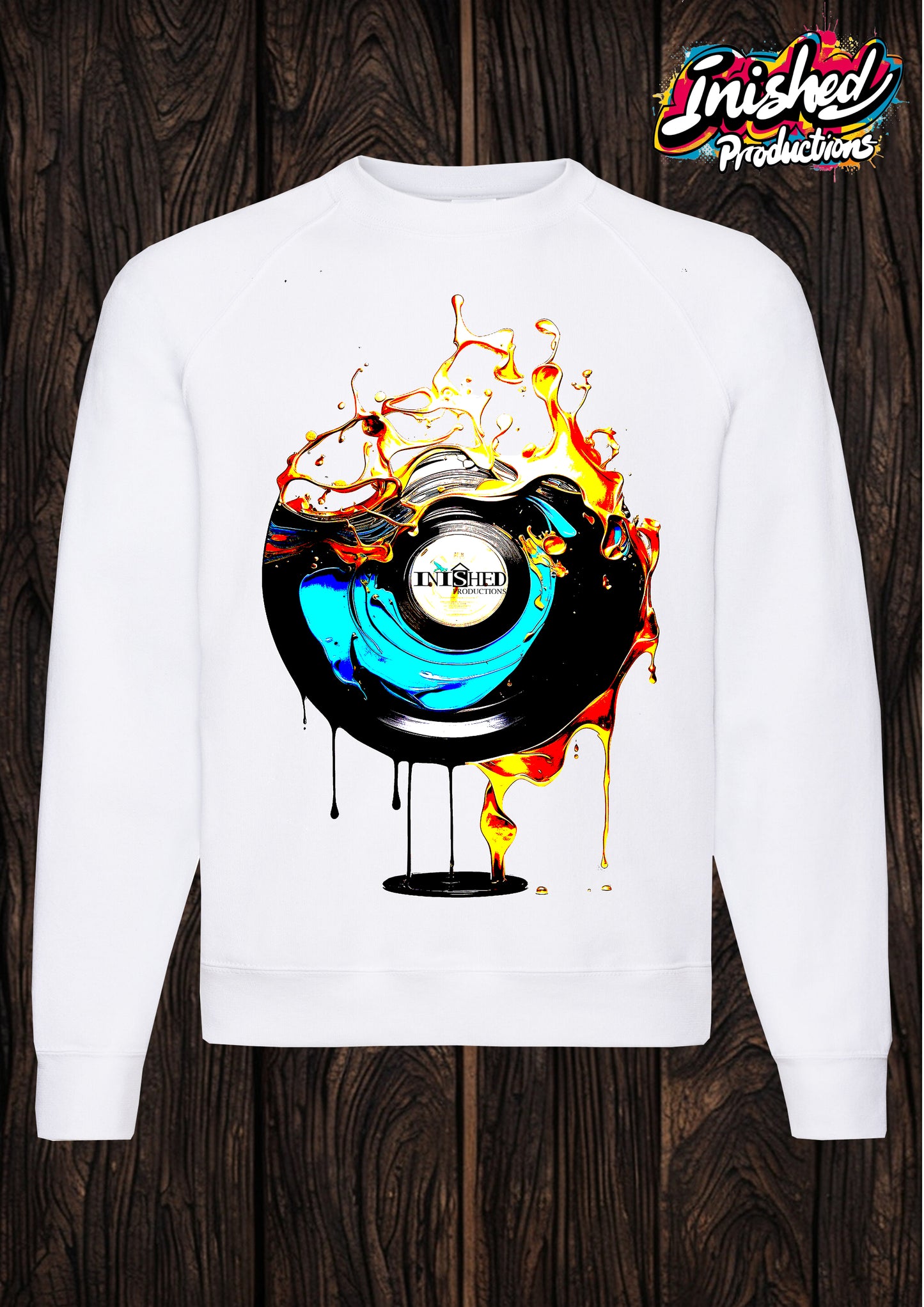 Dali record unisex white Classic Sweatshirt 27