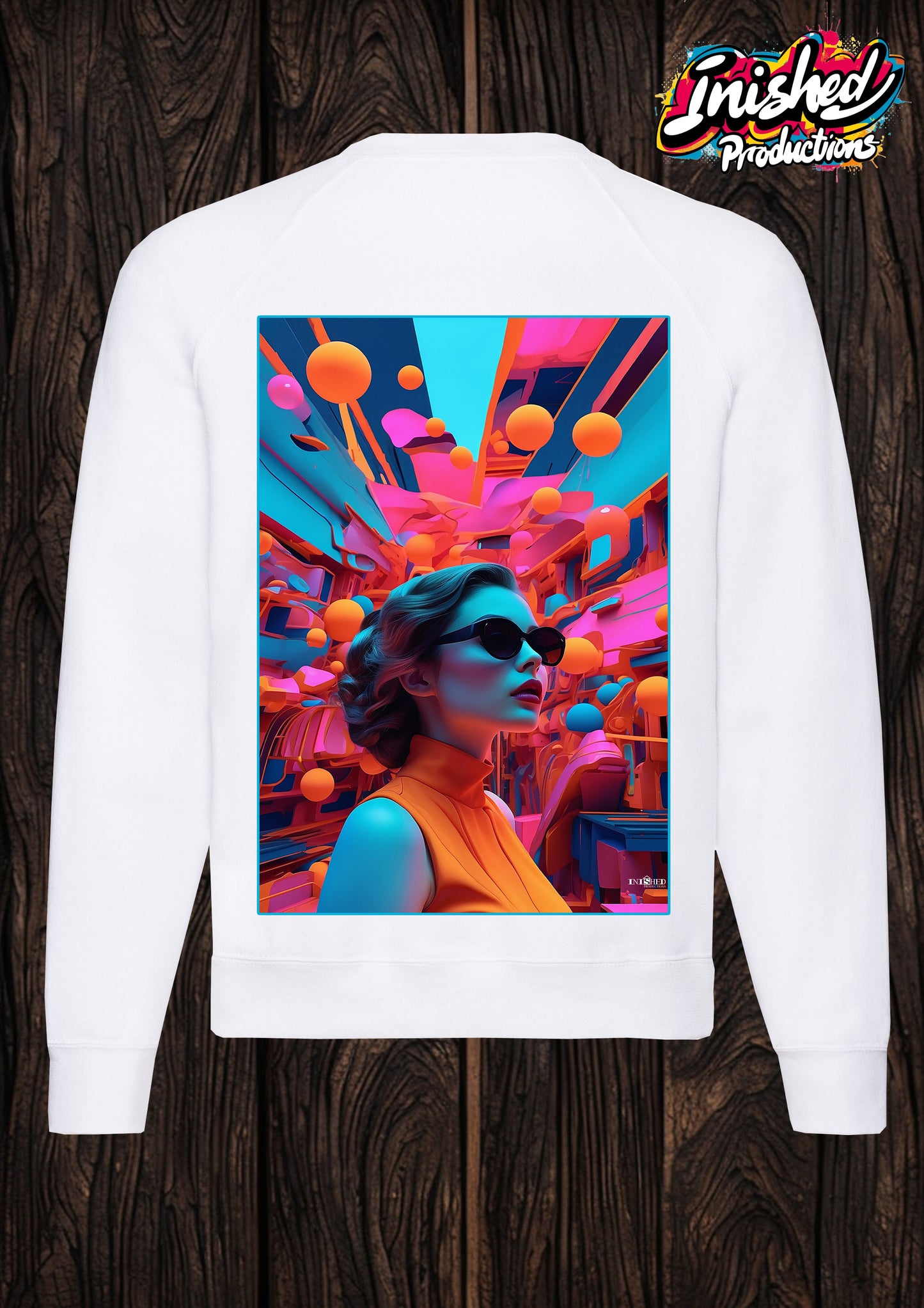 Digital dream white Classic Sweatshirt 32