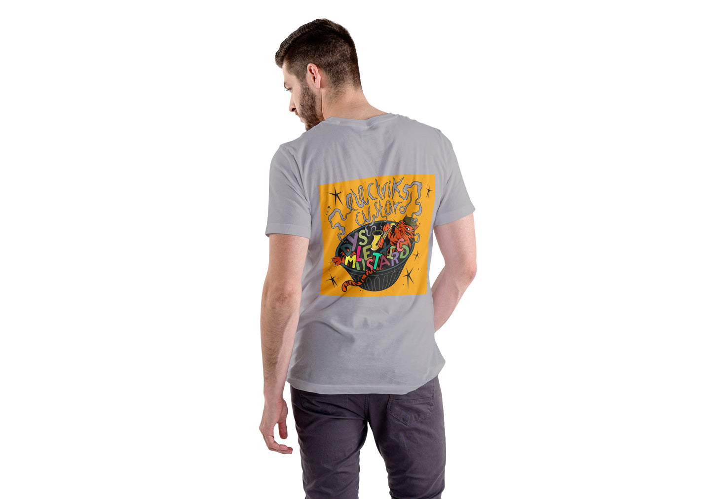 Electrik Custard Style 5 Interactive Unisex white short sleeve T-Shirt