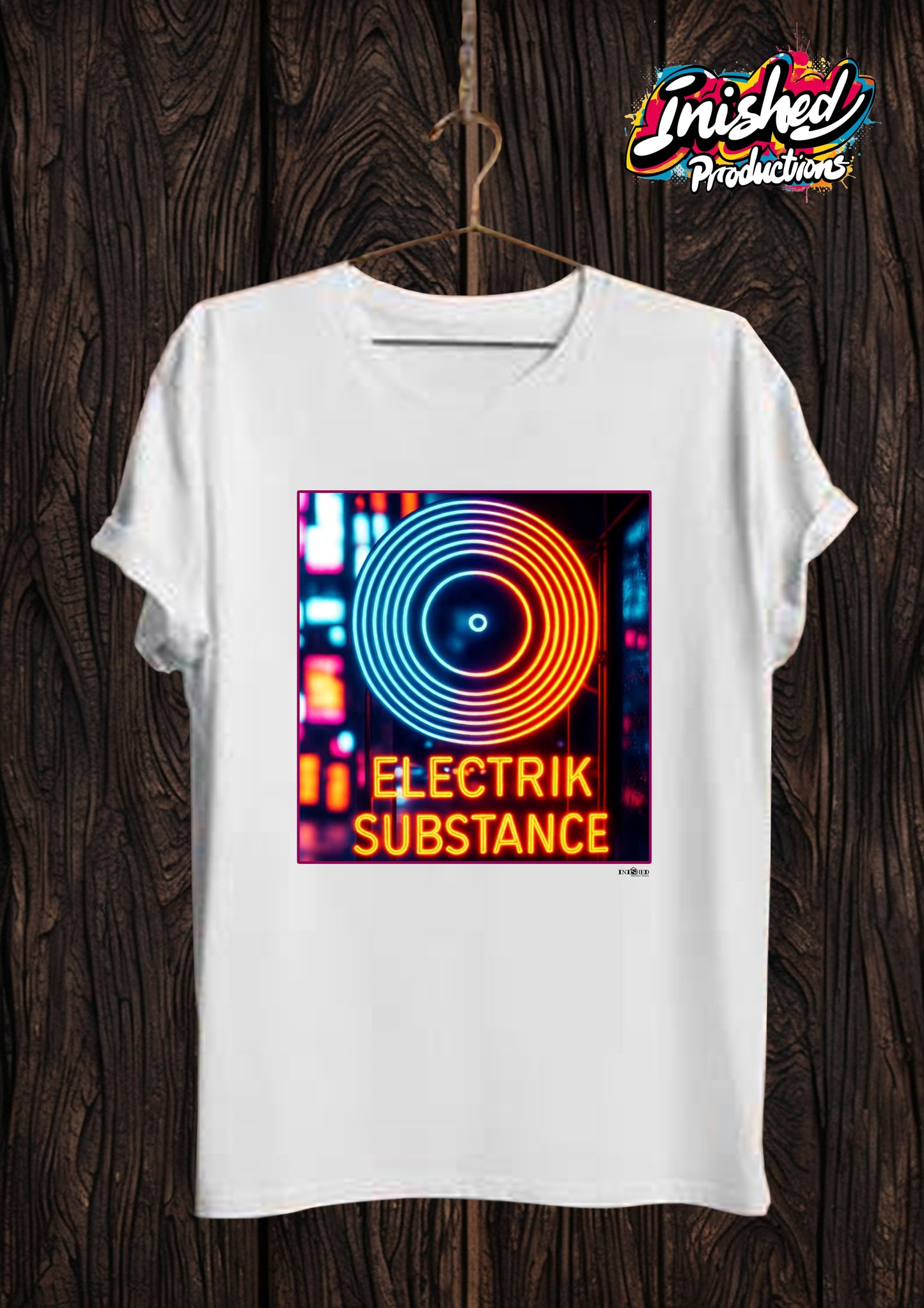 Electrik Substance Style 12 Unisex white short sleeve t-shirt