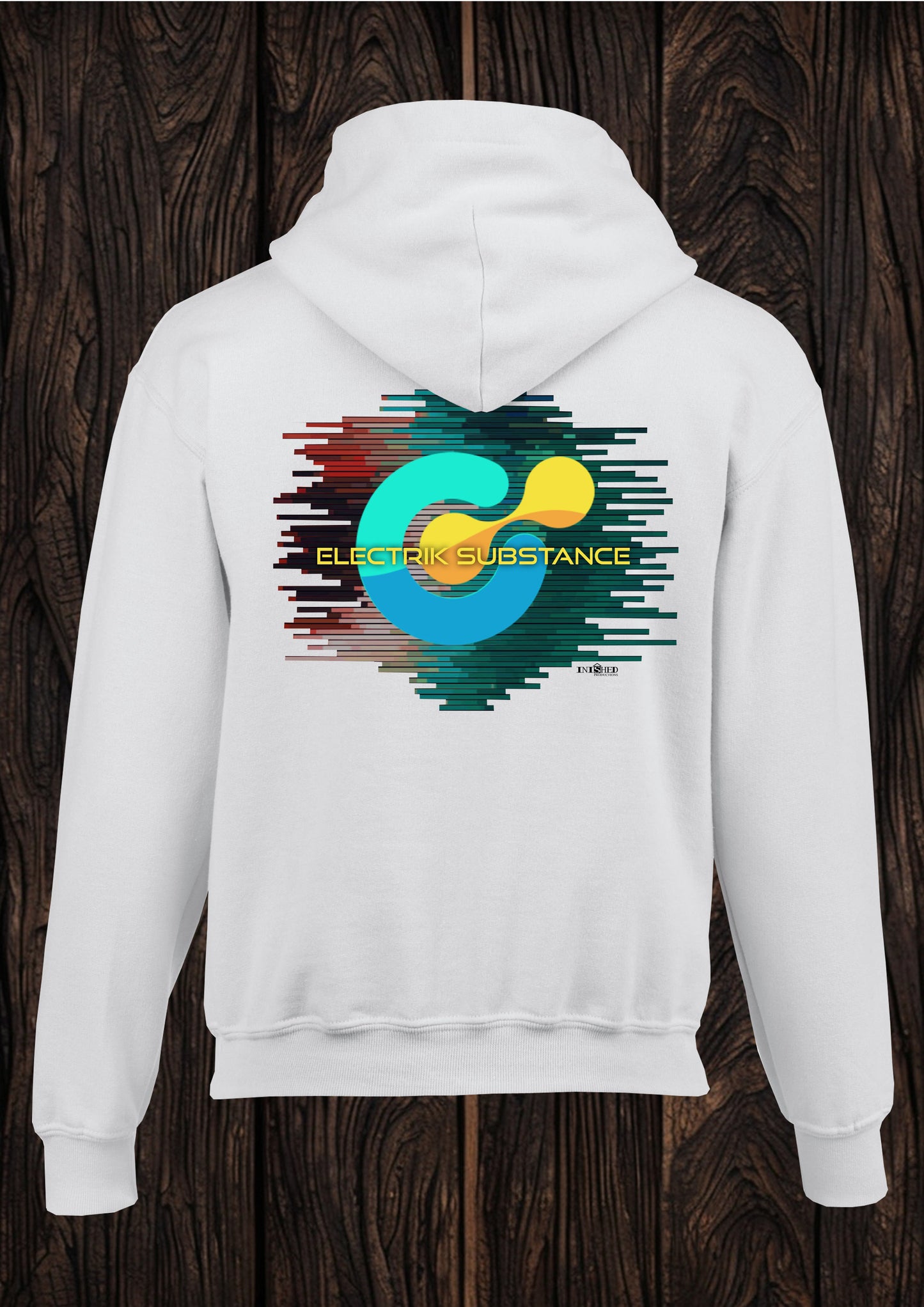 Electrik Substance Style 7 unisex white hooded top