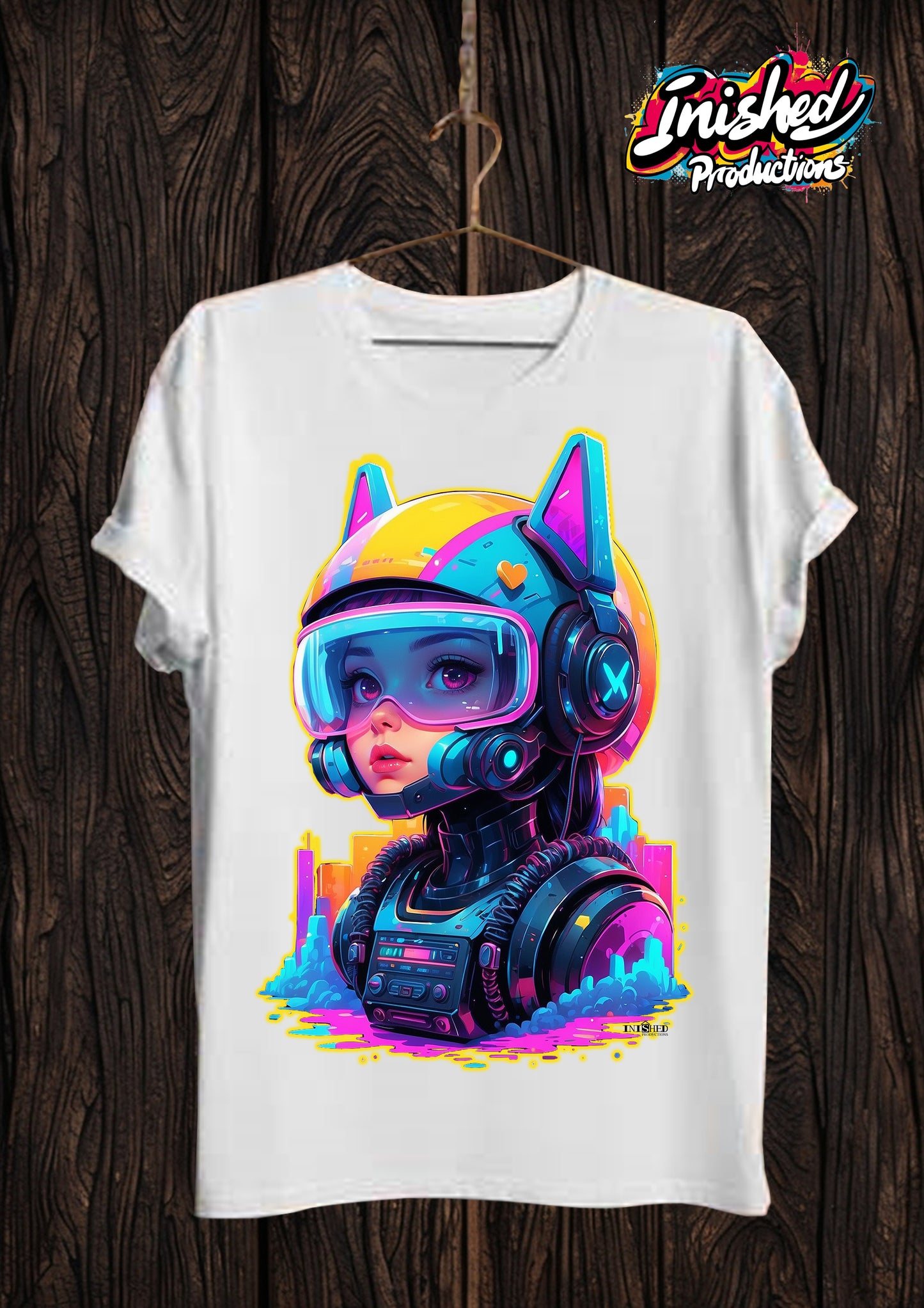 Future cat helmet white Unisex short sleeve t-shirt 35