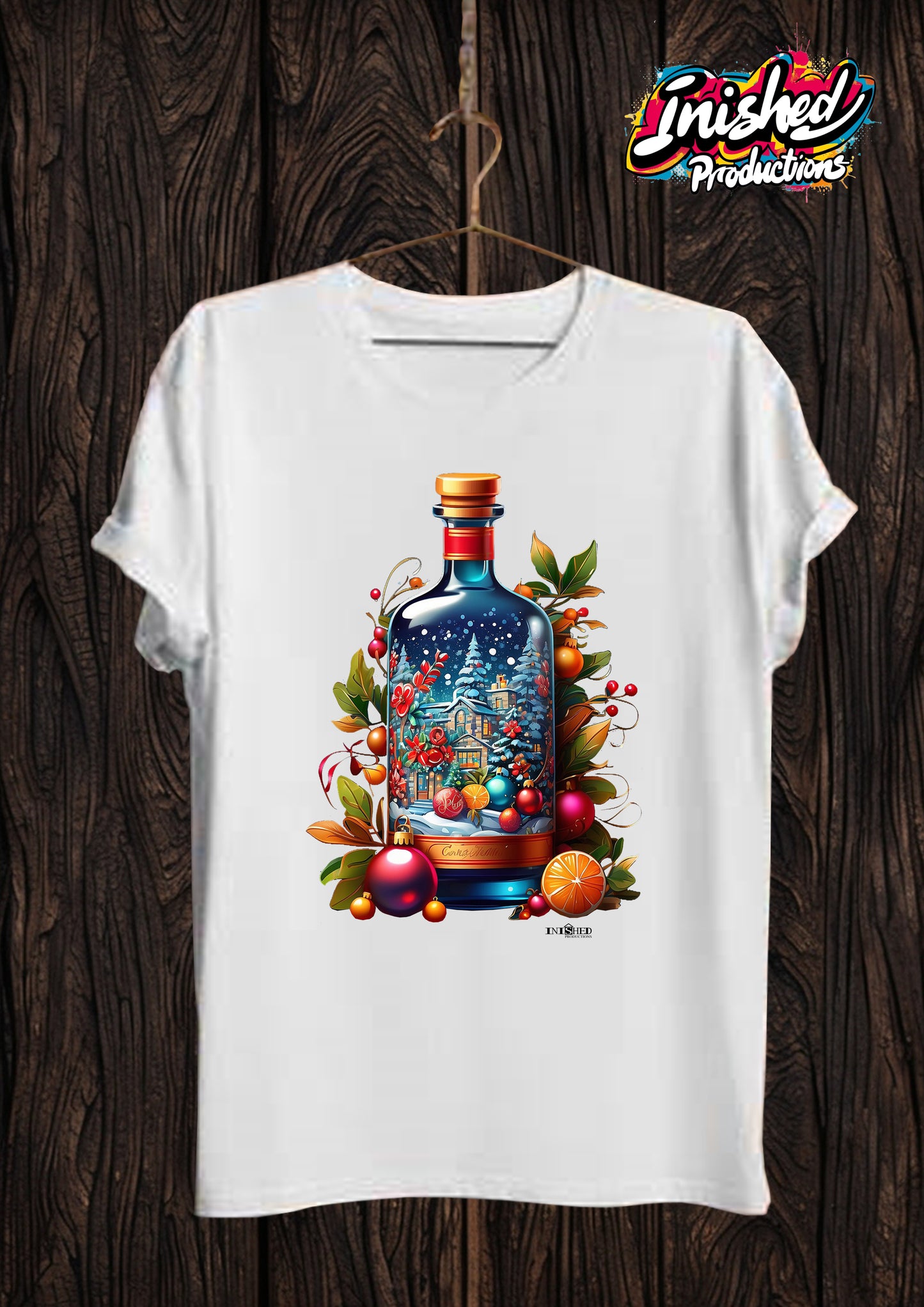 Christmas Gin Unisex white short sleeve t-shirt 149