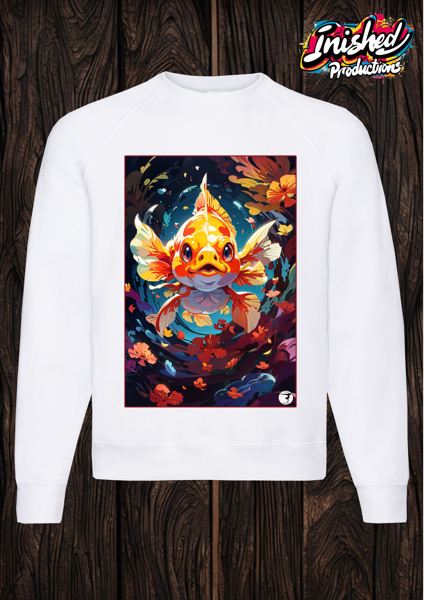 Just Matilda Just gold unisex white kids sweatshirt 72