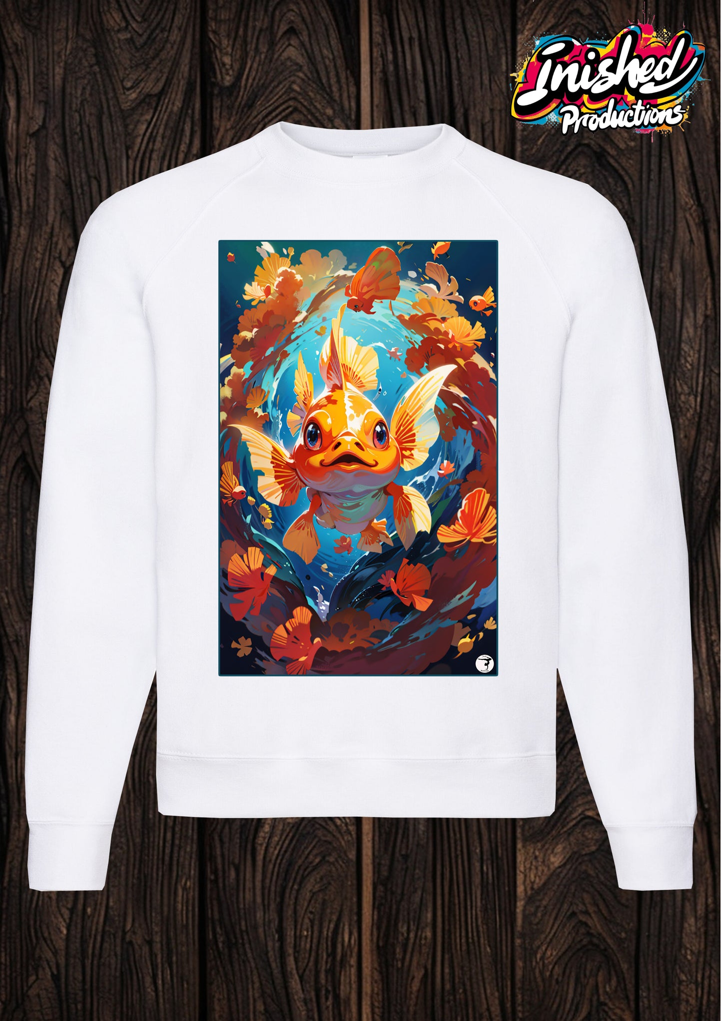 Just Matilda Just gold unisex white kids sweatshirt 74