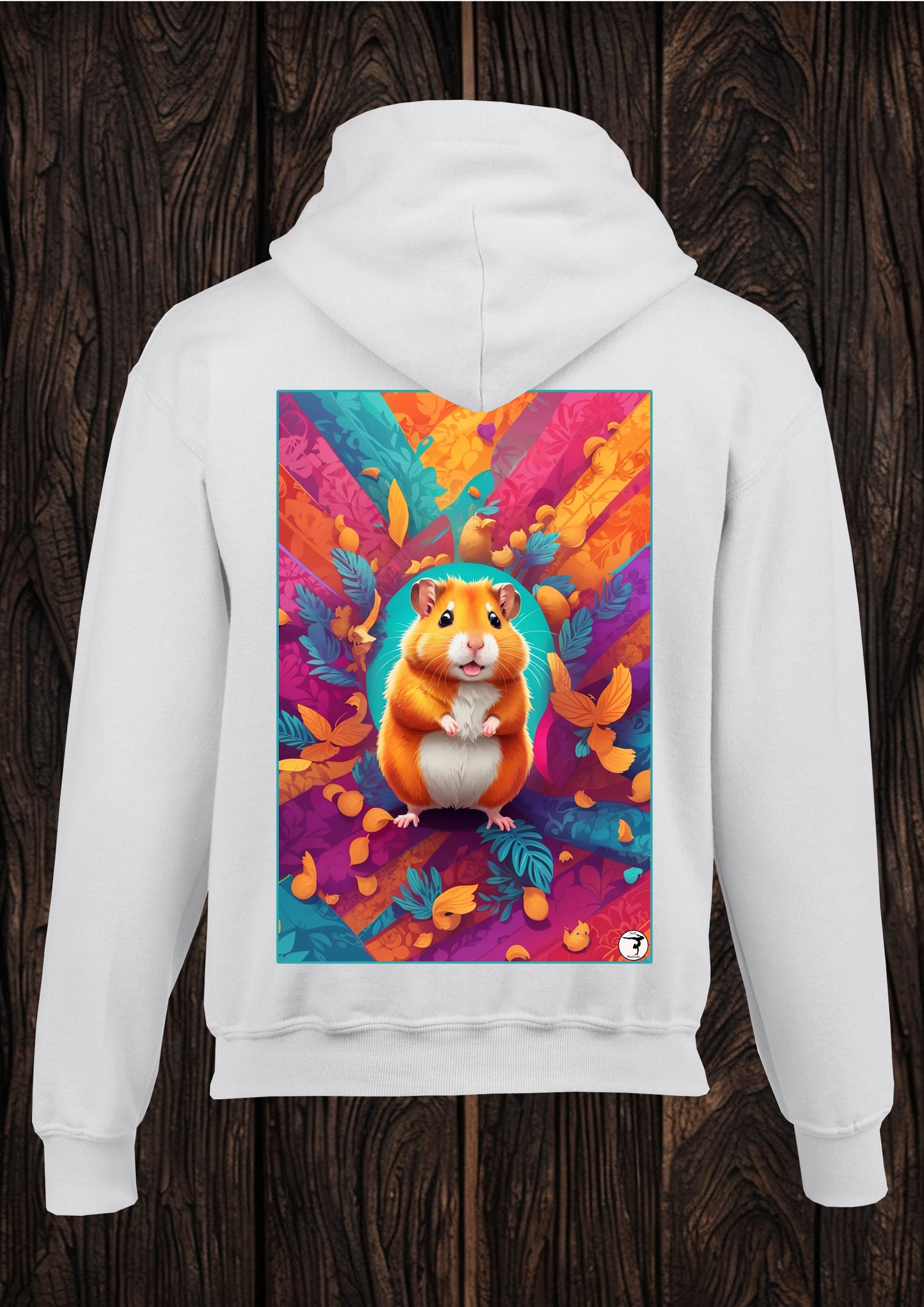 Just Matilda Just ham unisex white kids Hooded top 75