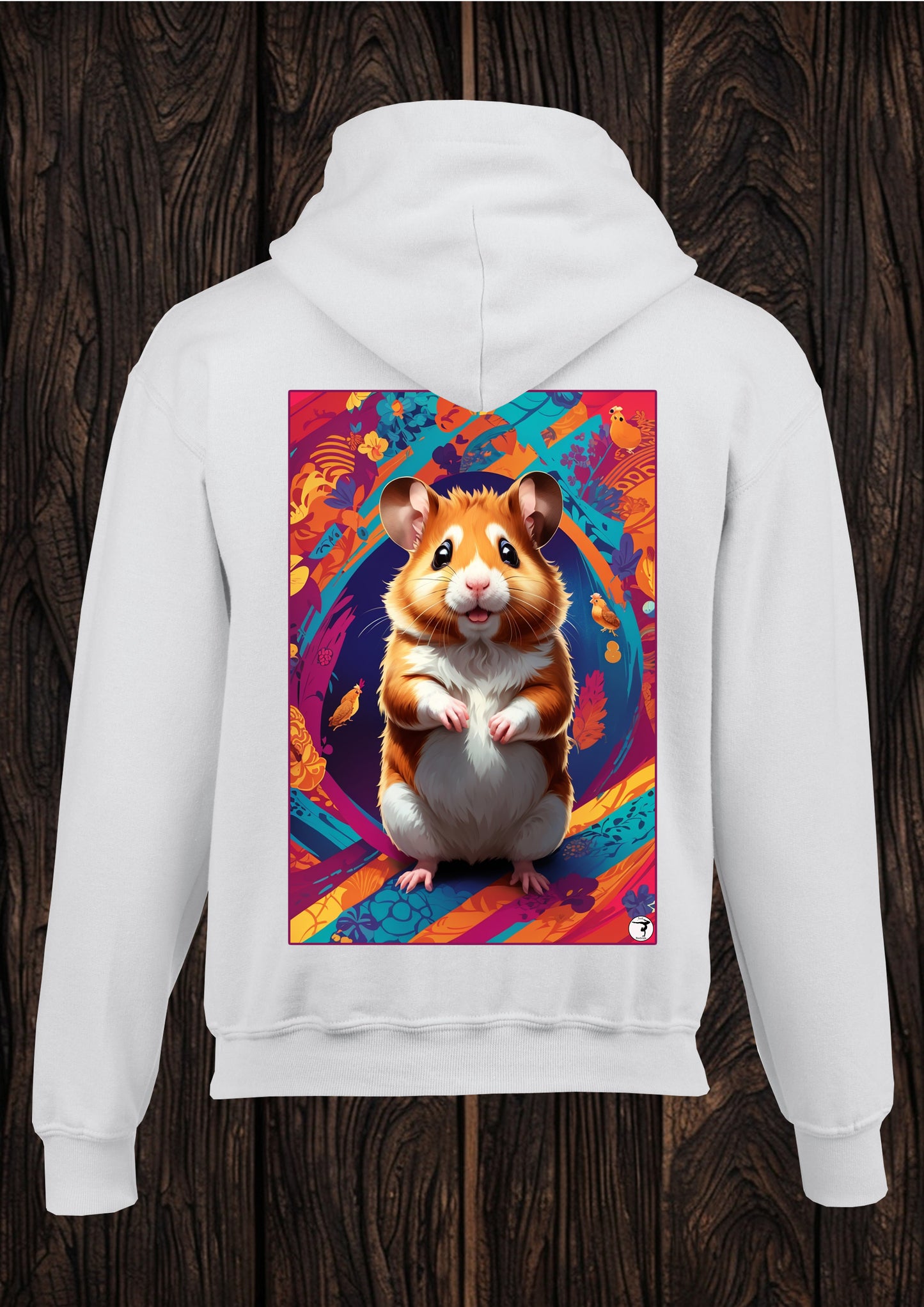 Just Matilda Just ham unisex white kids Hooded top 77