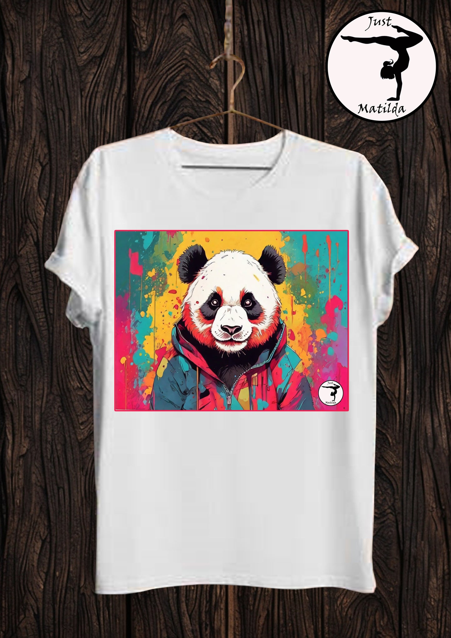 Just Matilda just panda Kids white short sleeve t-shirt 79