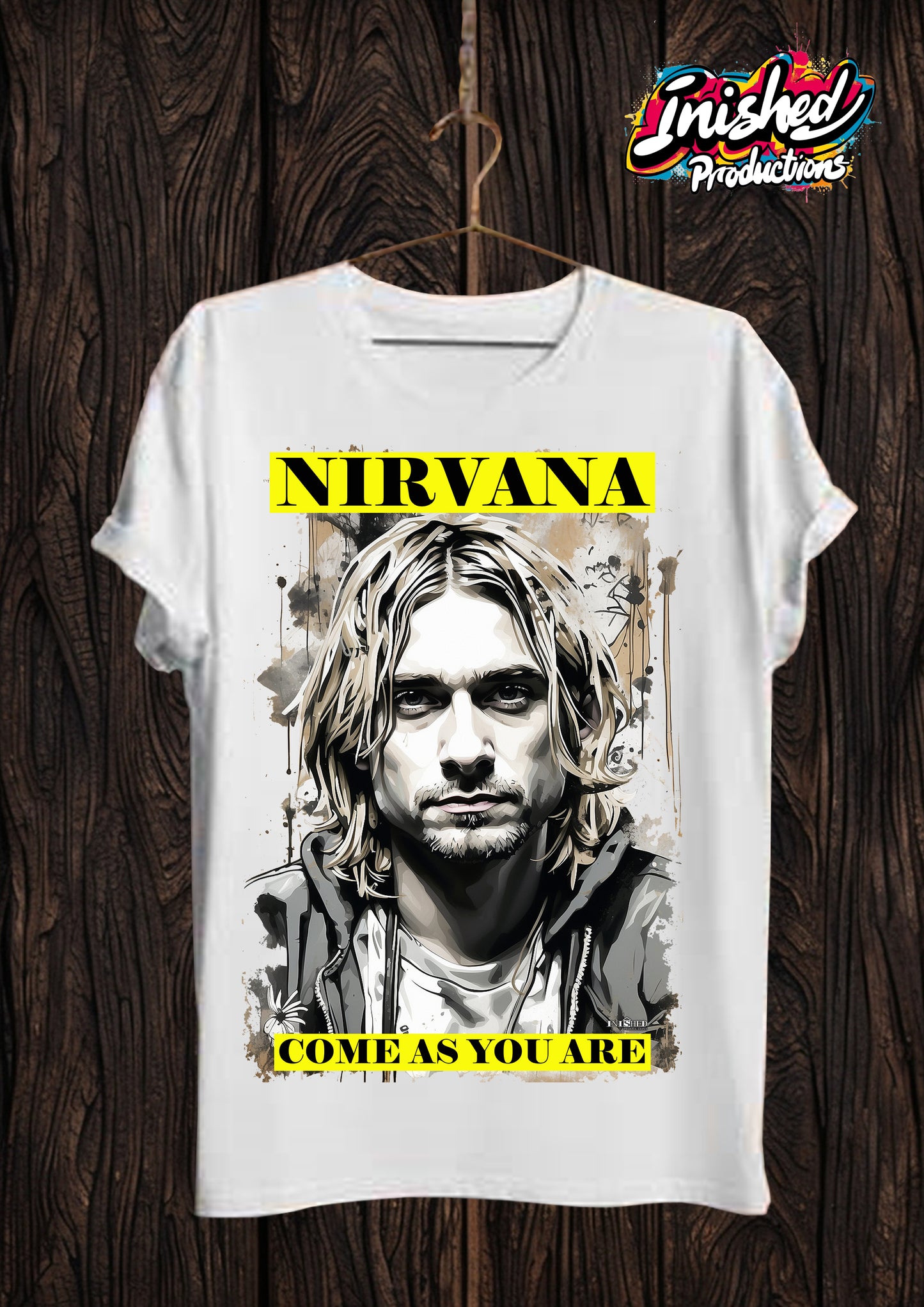 Kurt Cobain come as you are white Unisex short sleeve t-shirt 84