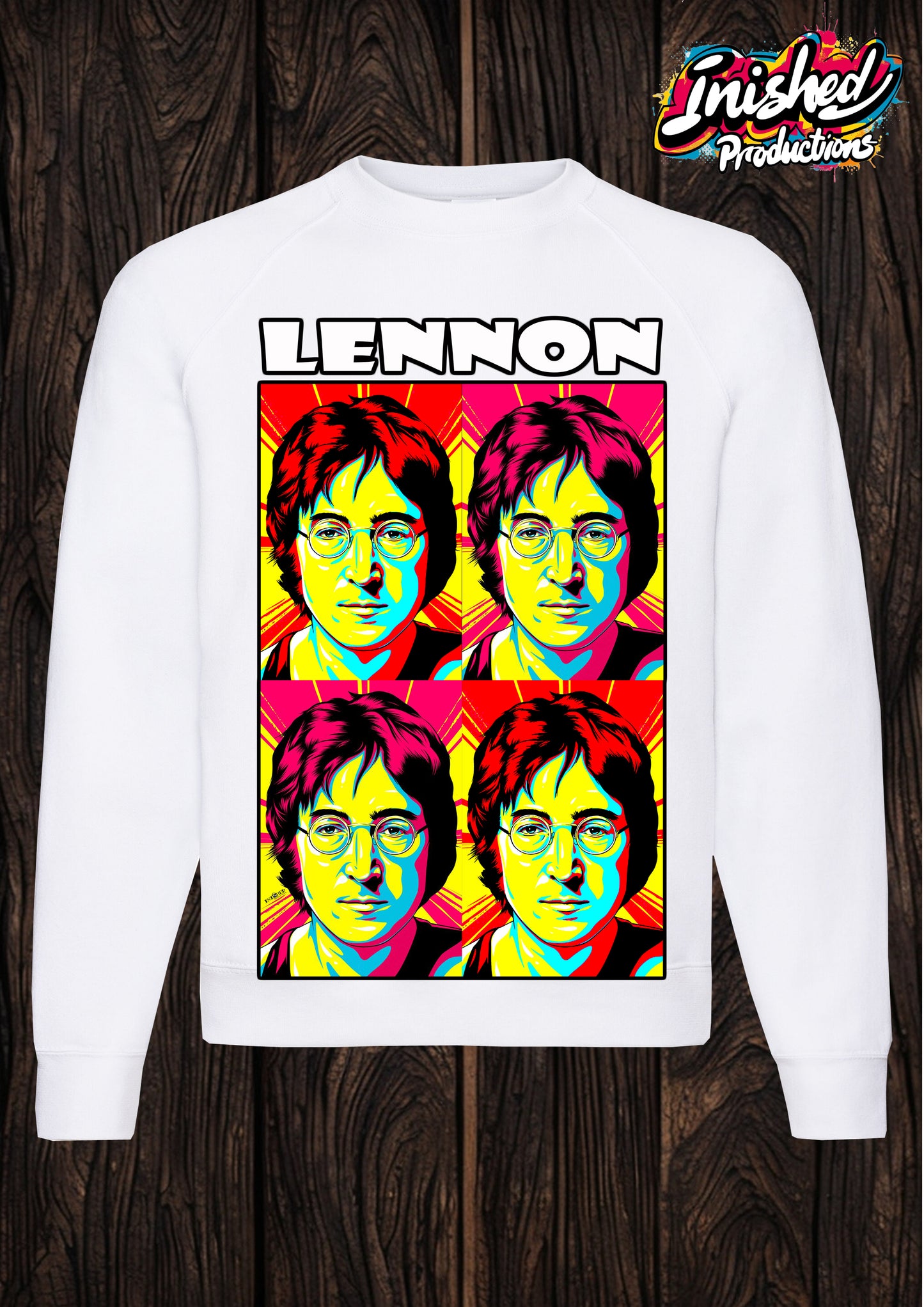Lennon white unisex Classic Sweatshirt 117