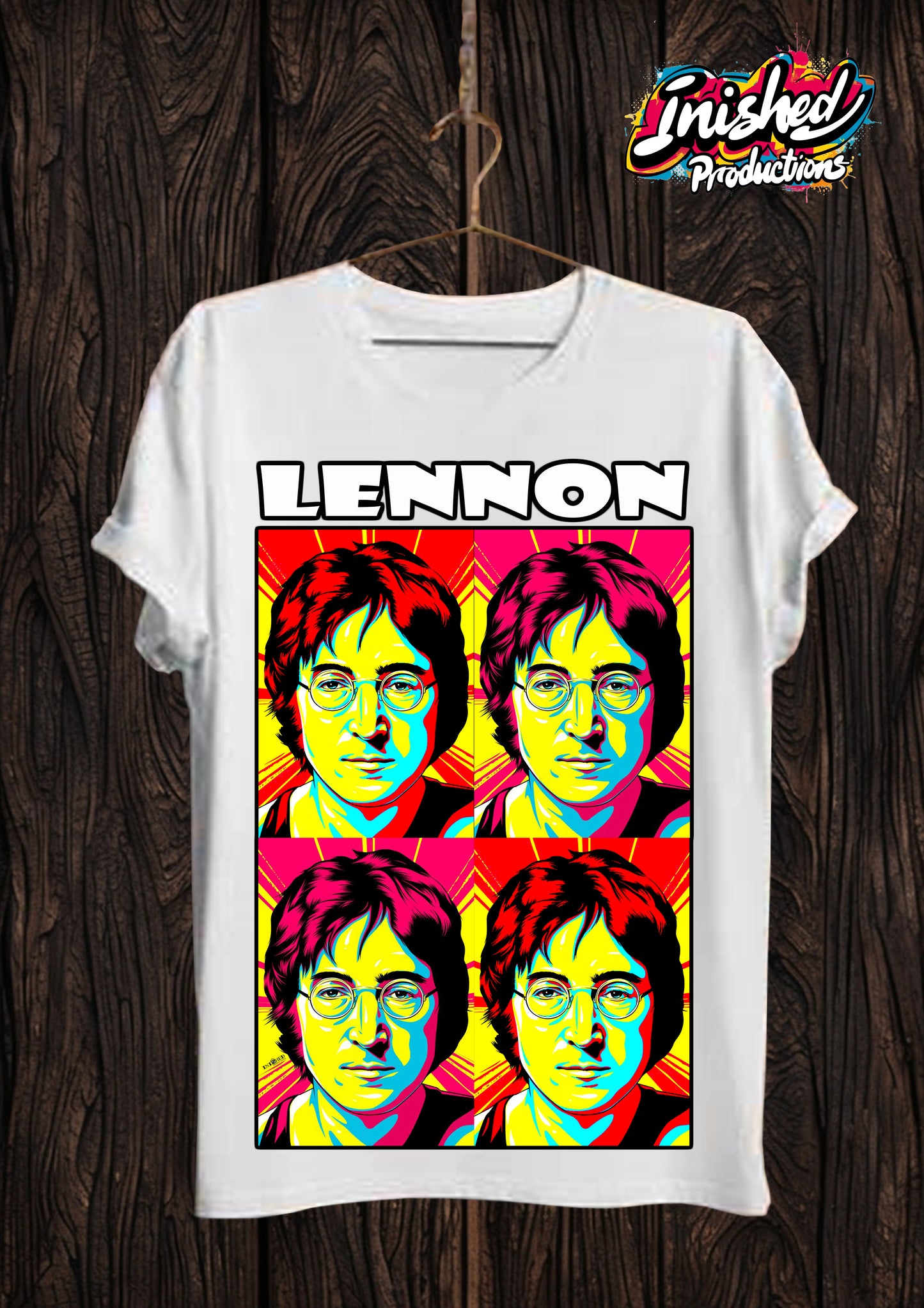 Lennon white Unisex short sleeve t-shirt 117