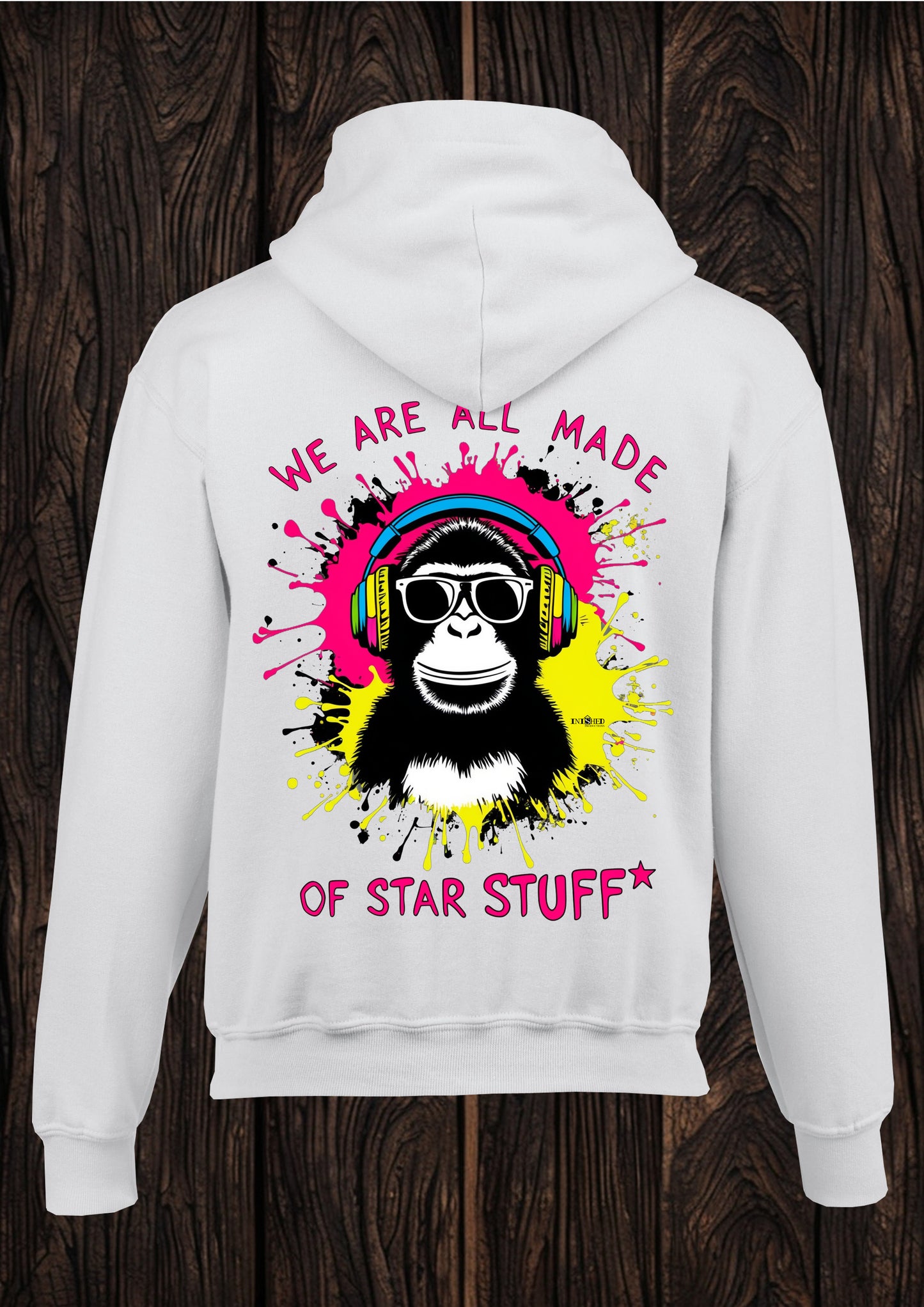 Starstuff unisex white hooded top 110