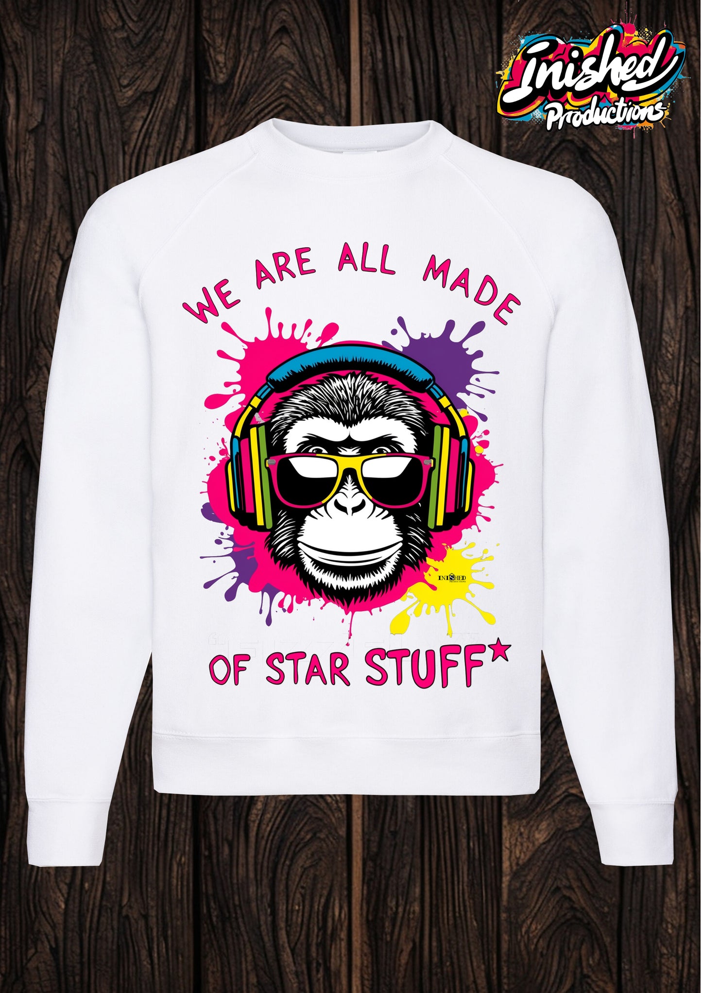 Star stuff white unisex Classic Sweatshirt 111