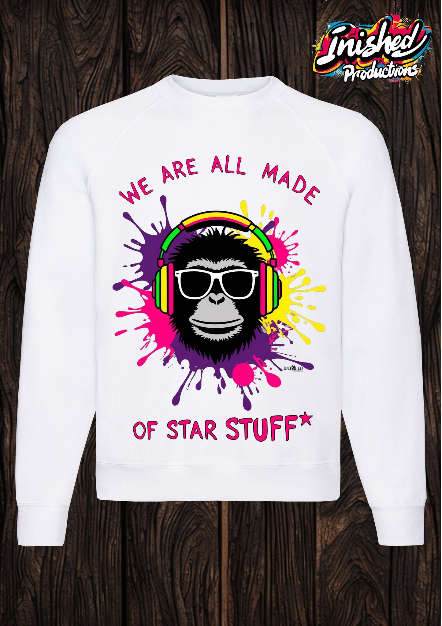 Star stuff white unisex Classic Sweatshirt 112