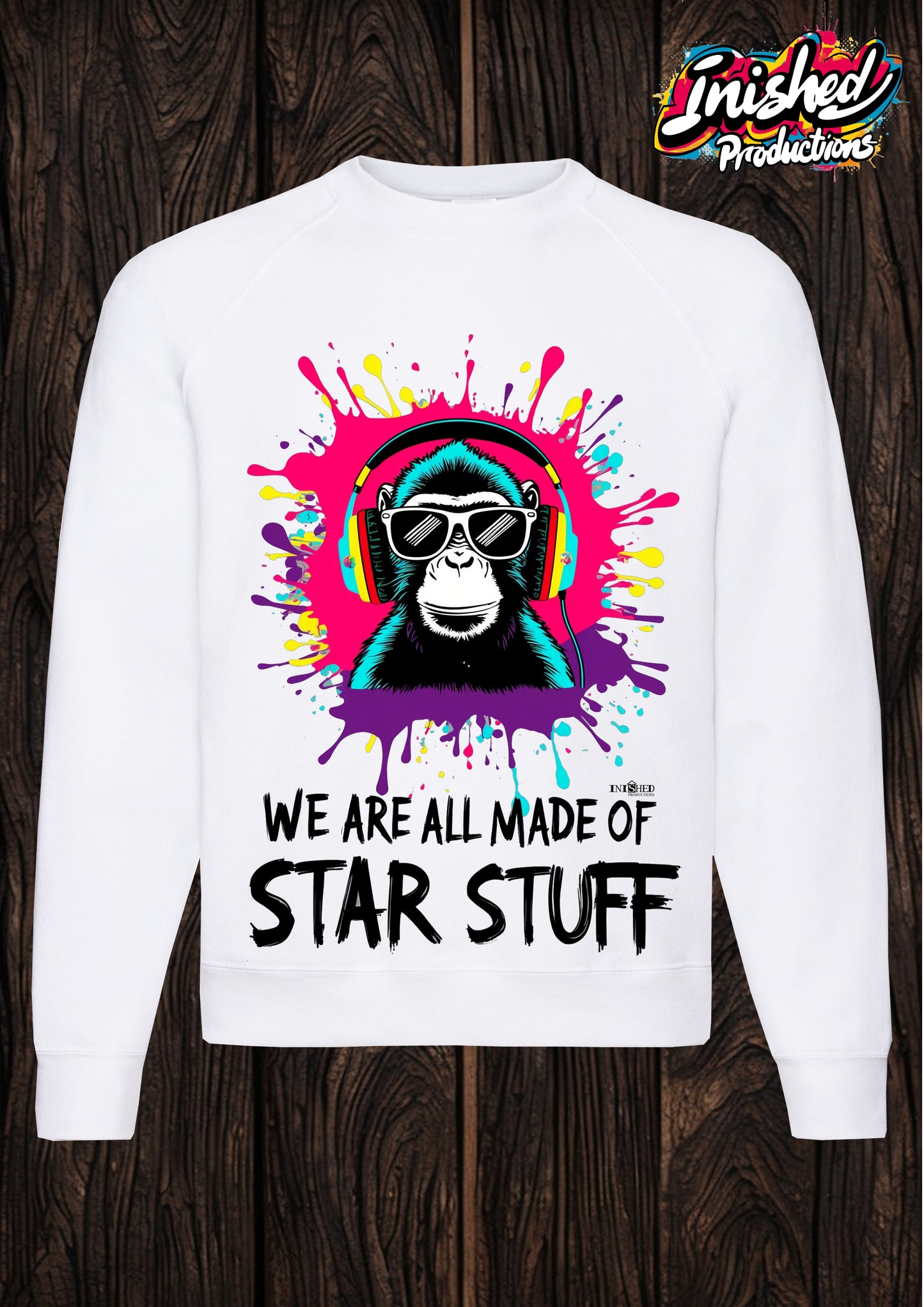 Star stuff white unisex Classic Sweatshirt 114