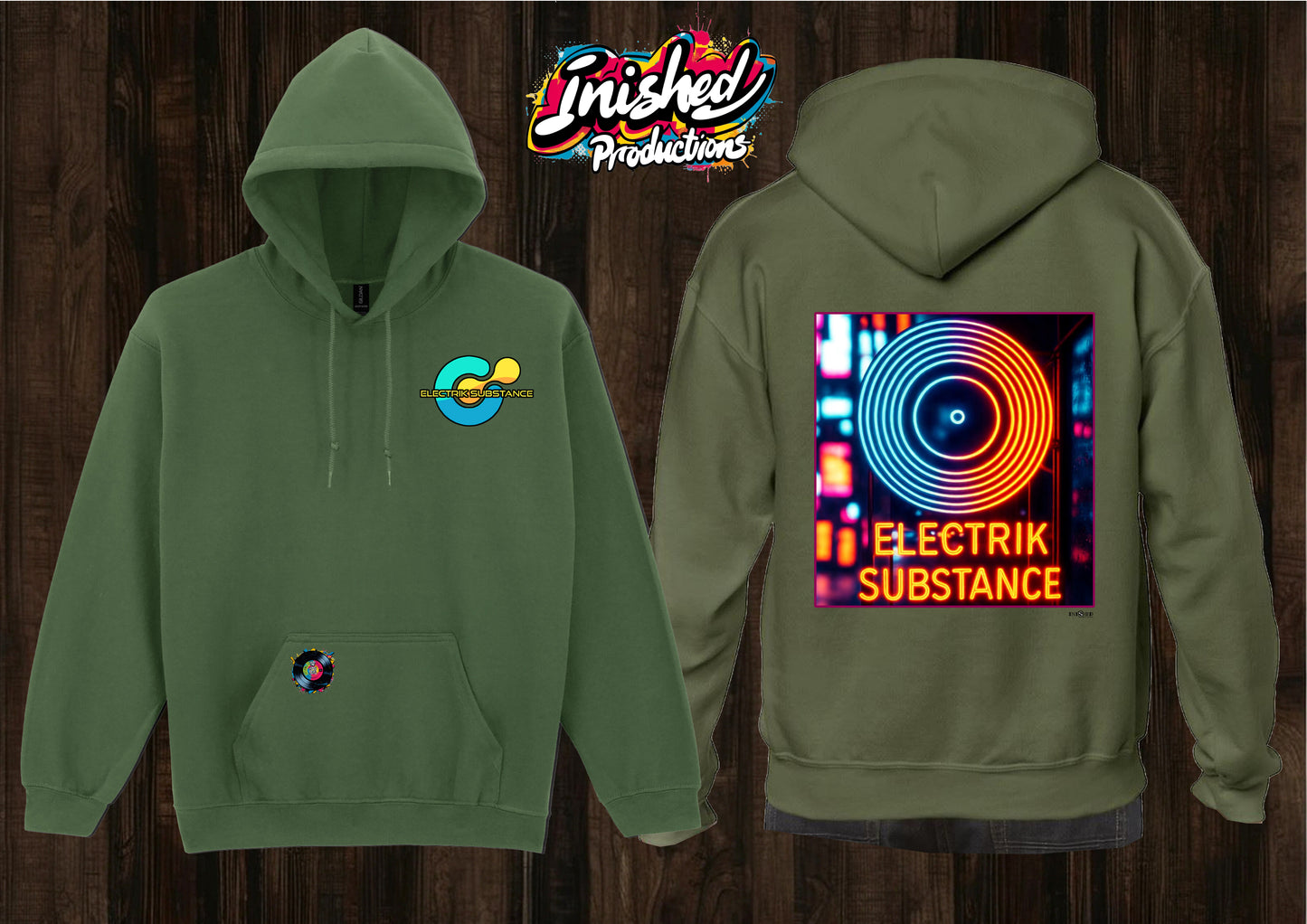 Electrik Substance Style 11 unisex hooded top