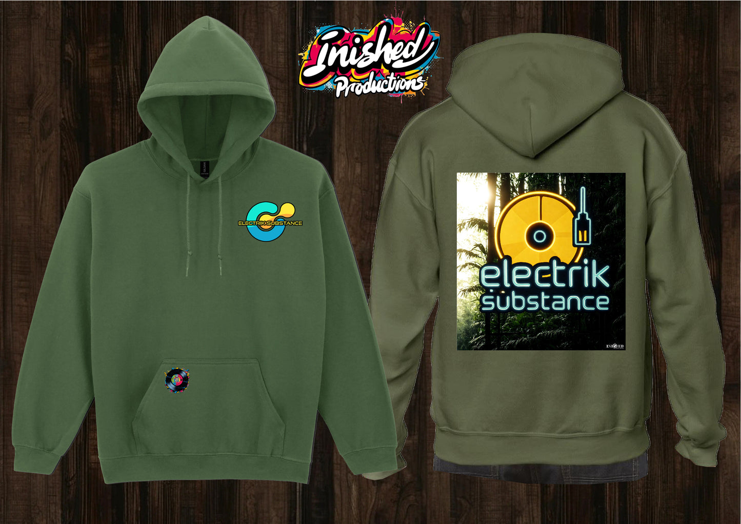 Electrik Substance Style 13 unisex hooded top