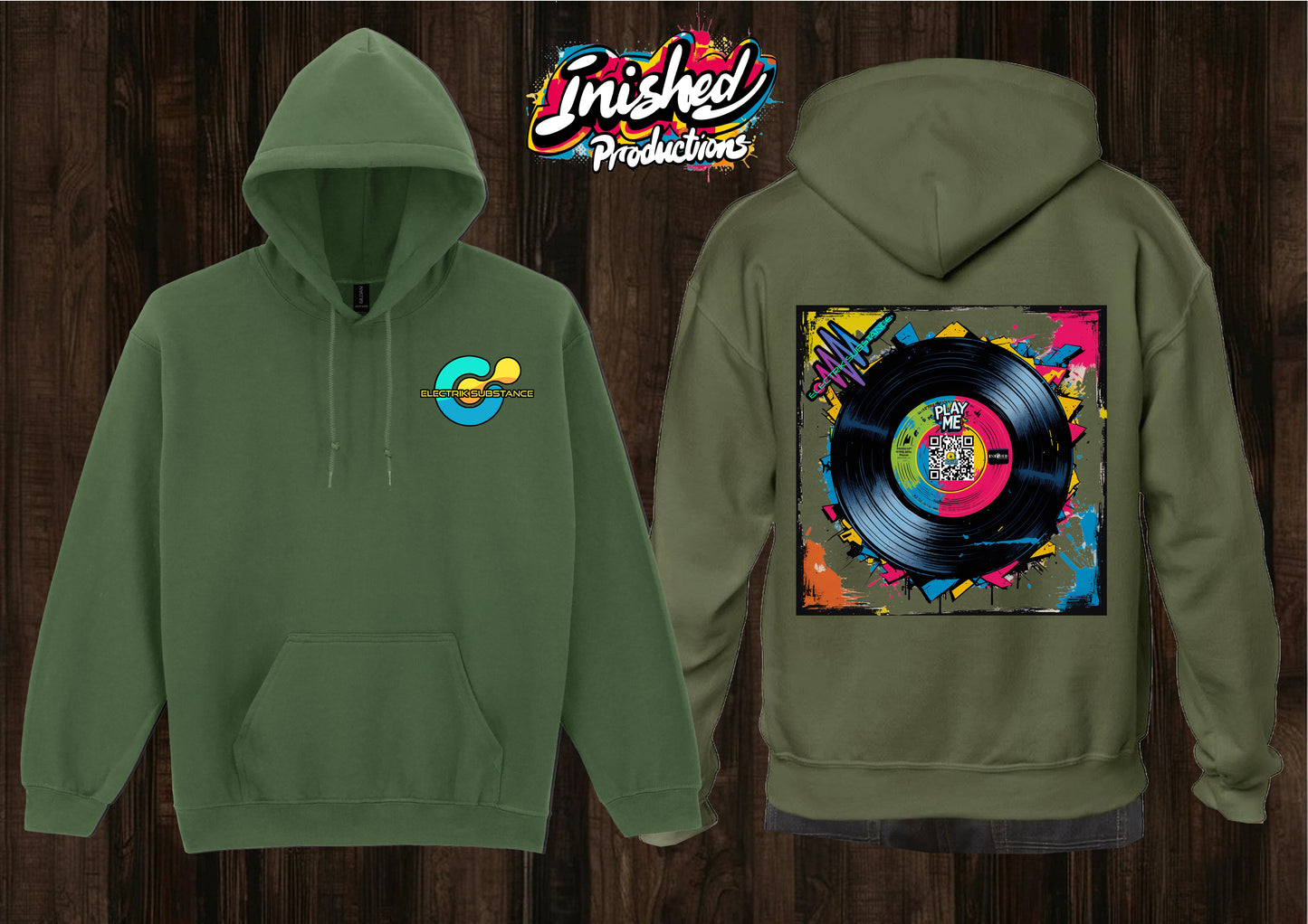 Electrik Substance Style 15 Interactive unisex hooded top