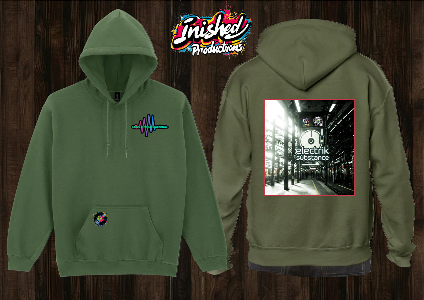 Electrik Substance Style 6 Interactive unisex hooded top