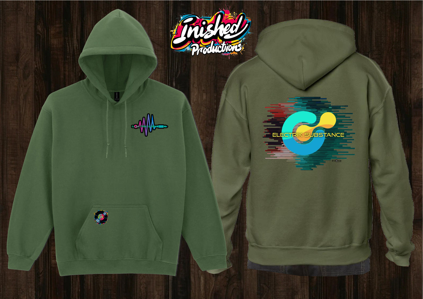 Electrik Substance Style 7 unisex hooded top