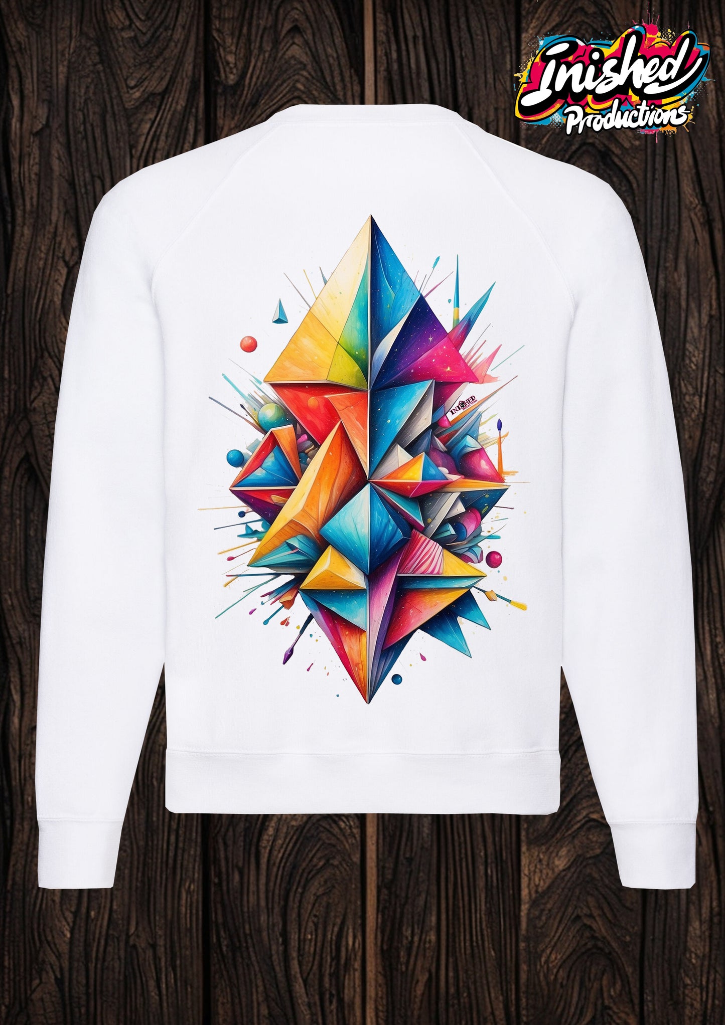 Pattern white unisex Classic Sweatshirt 118