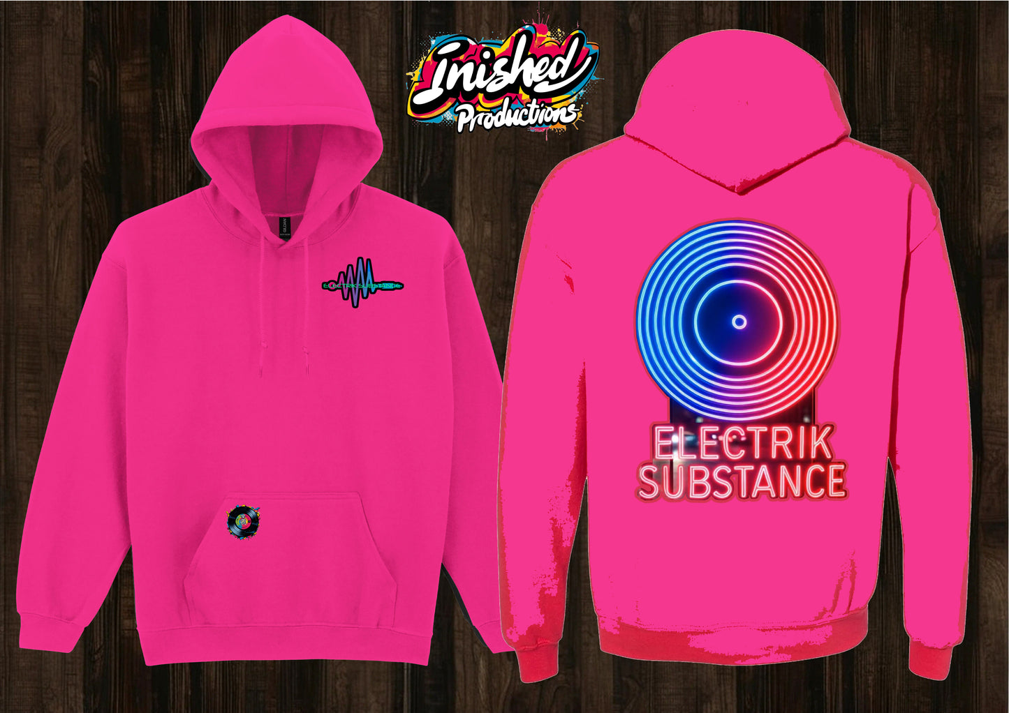 Electrik Substance Style 2 unisex hooded top