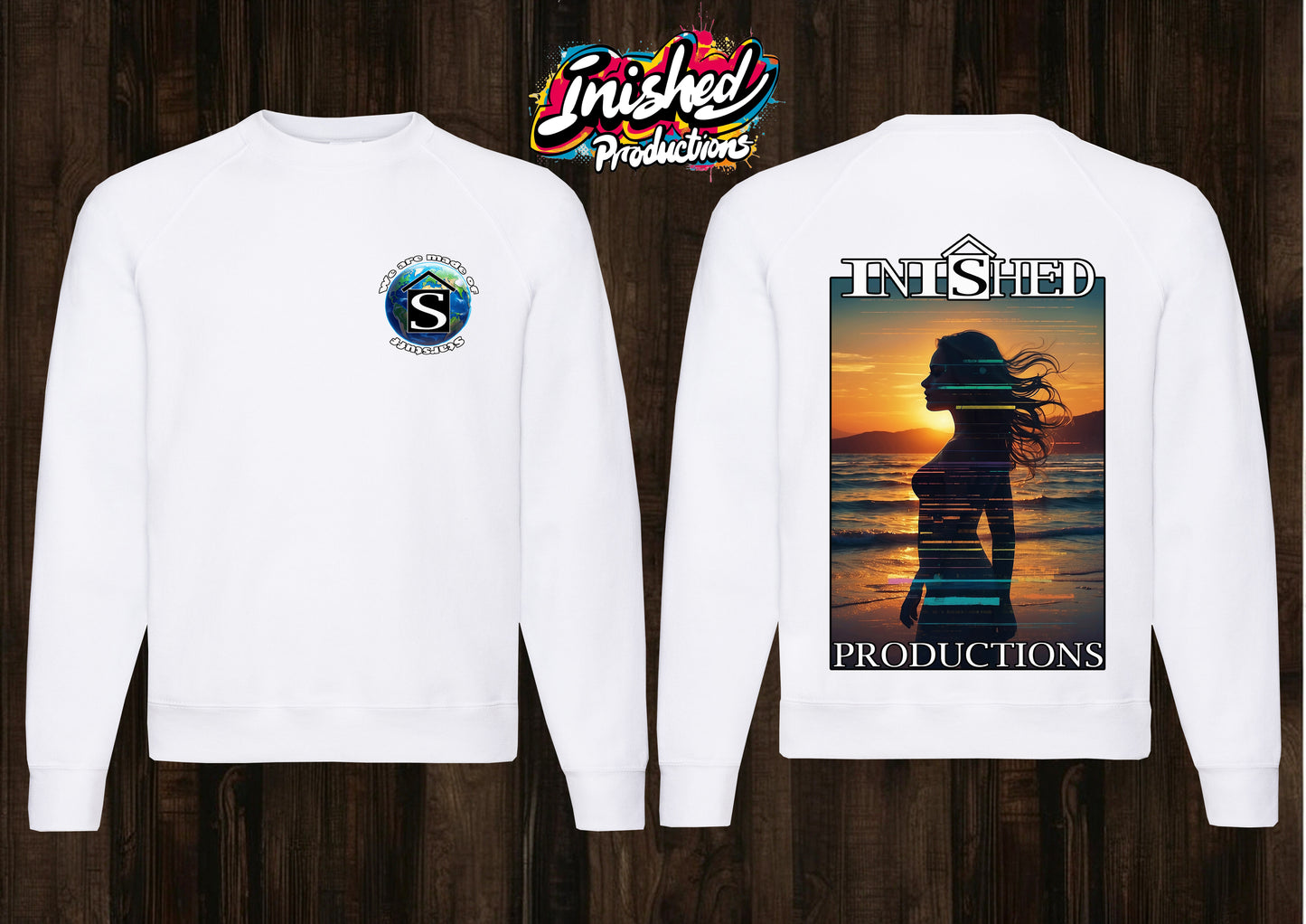 Sunset exposure white unisex Classic Sweatshirt 59