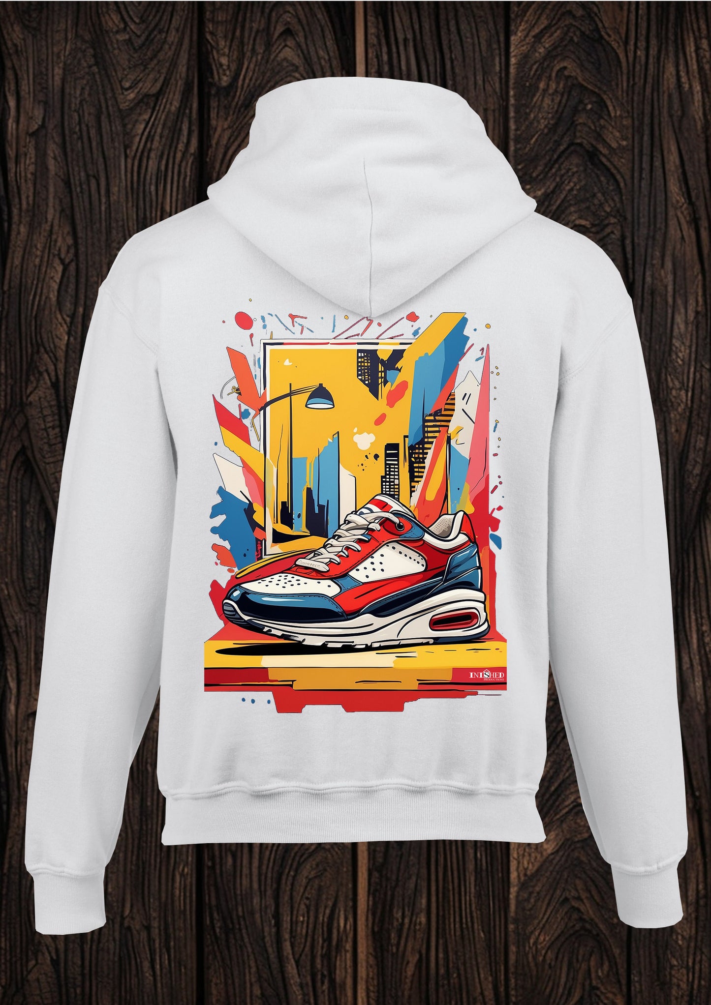 Lichtenstein trainer unisex white hooded top 131